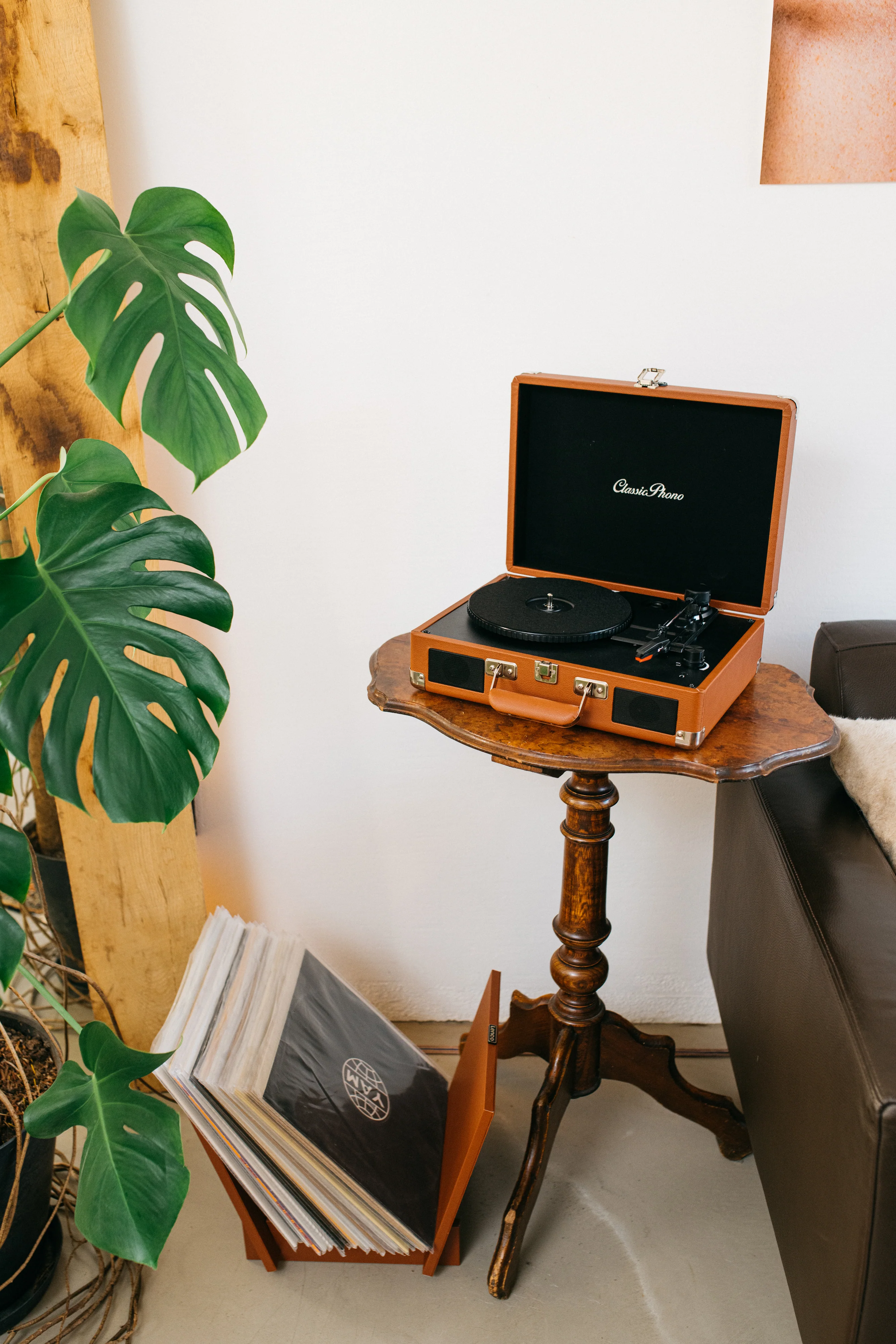 Classic Phono TT-10BN - Valise-platine avec H.P. intégrés - Marron - Image 16