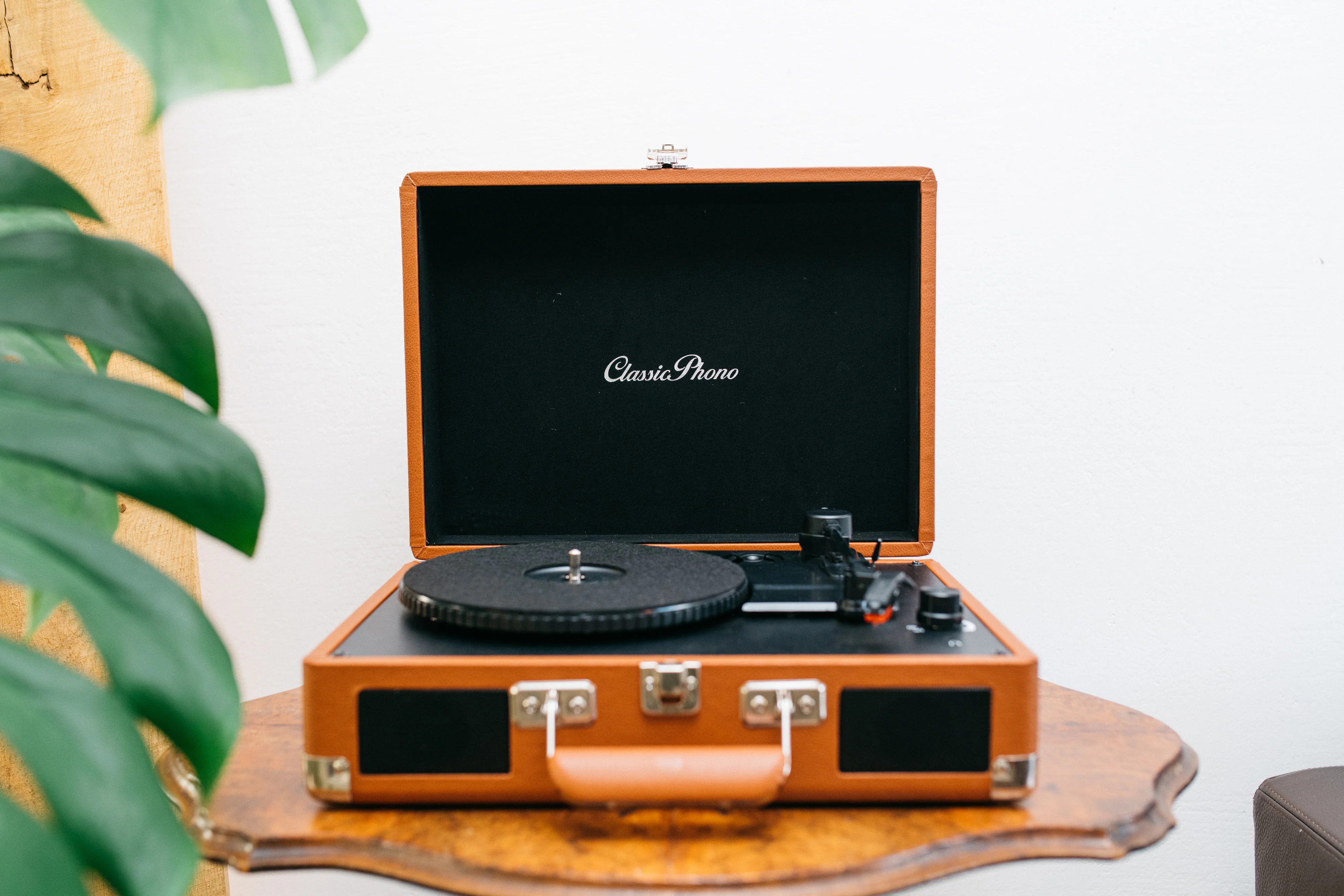 Classic Phono TT-10BN - Valise-platine avec H.P. intégrés - Marron - Image 18