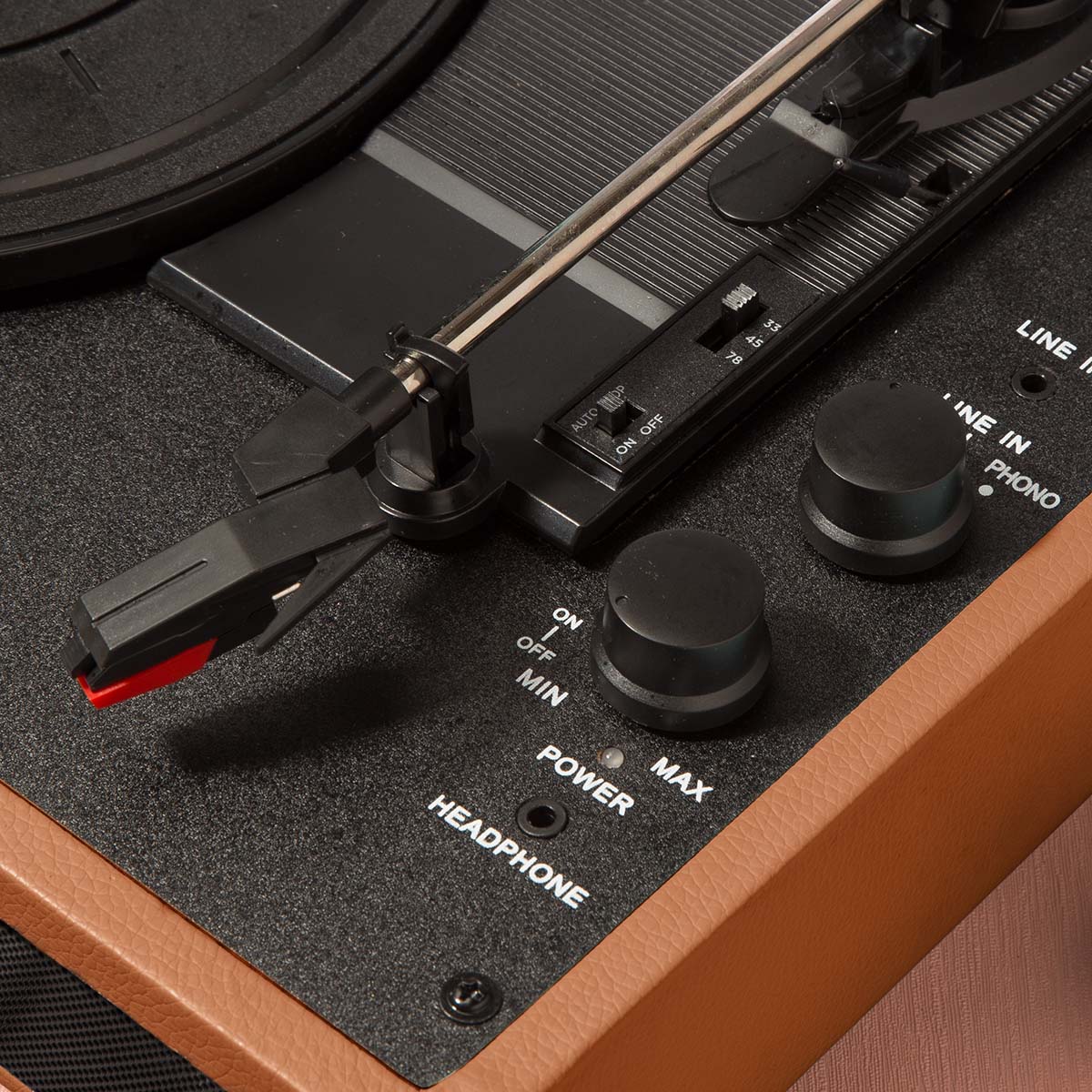 Classic Phono TT-10BN - Valise-platine avec H.P. intégrés - Marron - Image 6