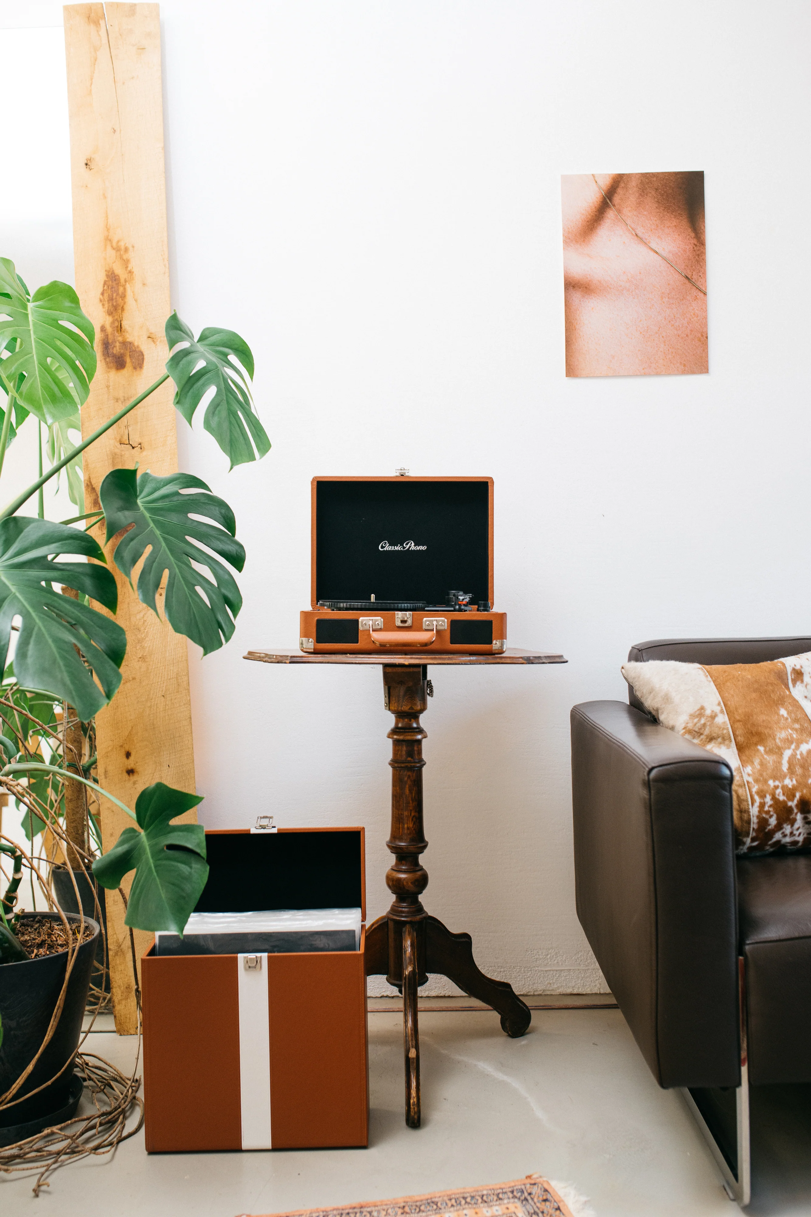 Classic Phono TT-10BN - Valise-platine avec H.P. intégrés - Marron - Image 9