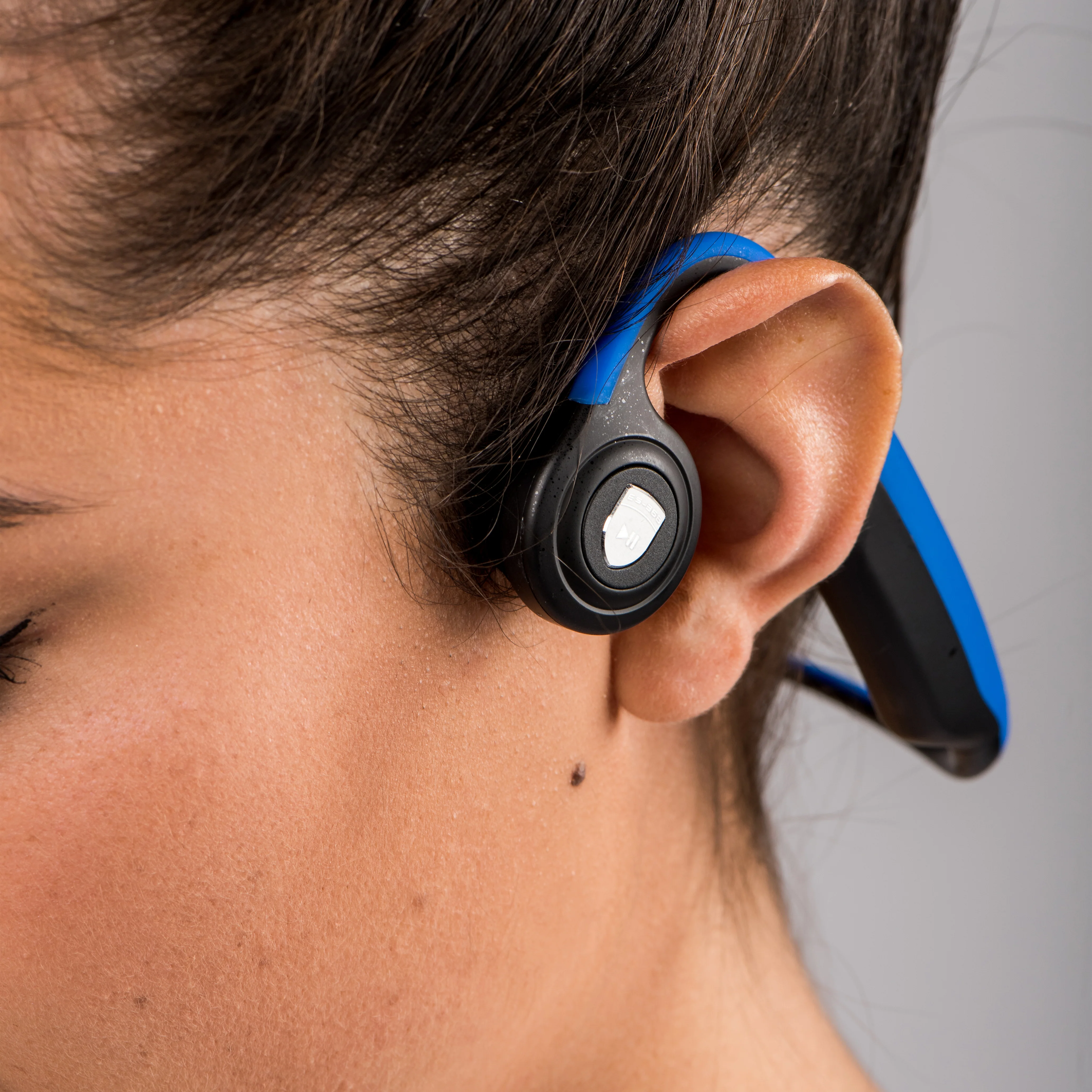 Lenco BCH-1000BU - Casque Bluetooth® à conduction osseuse, bleu - Image 12