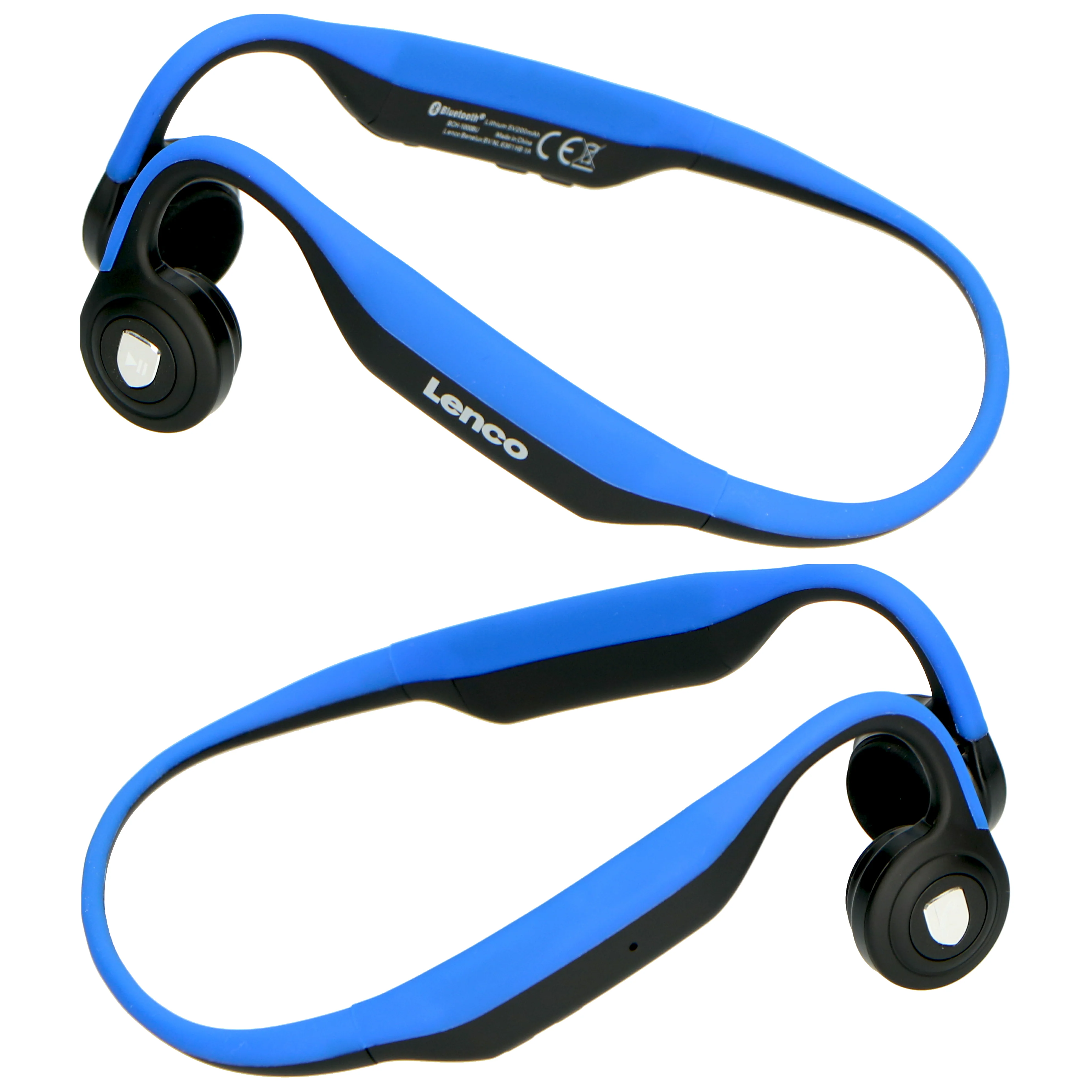 Lenco BCH-1000BU - Casque Bluetooth® à conduction osseuse, bleu - Image 6