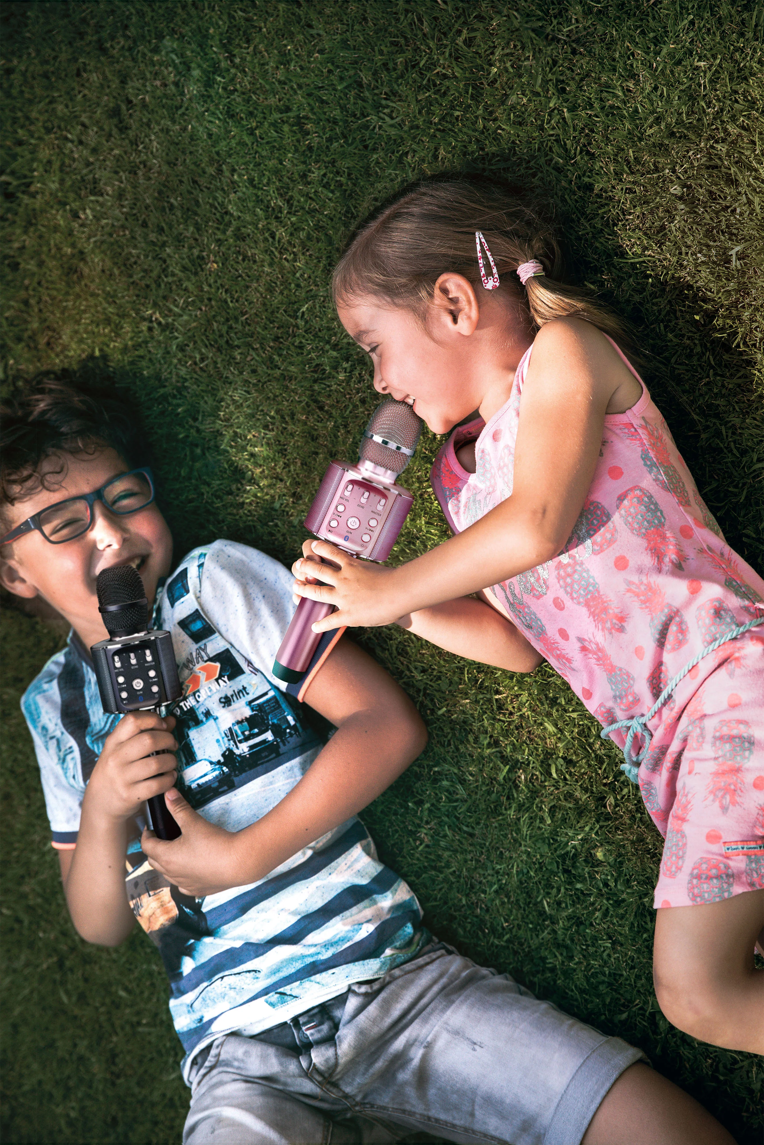 Lenco BMC-090BK - Microphone Bluetooth® pour karaoké avec enceinte et éclairage - Noir - Image 15