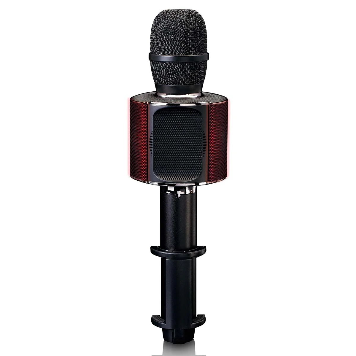 Lenco BMC-090BK - Microphone Bluetooth® pour karaoké avec enceinte et éclairage - Noir - Image 3