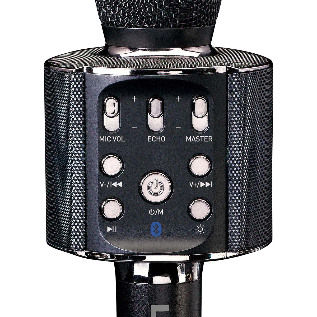 Lenco BMC-090BK - Microphone Bluetooth® pour karaoké avec enceinte et éclairage - Noir - Image 5