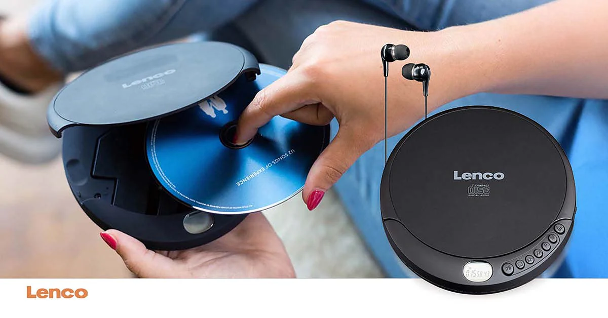 Lenco CD-010 - Lecteur CD portable avec fonction de rechargement - Noir - Image 15