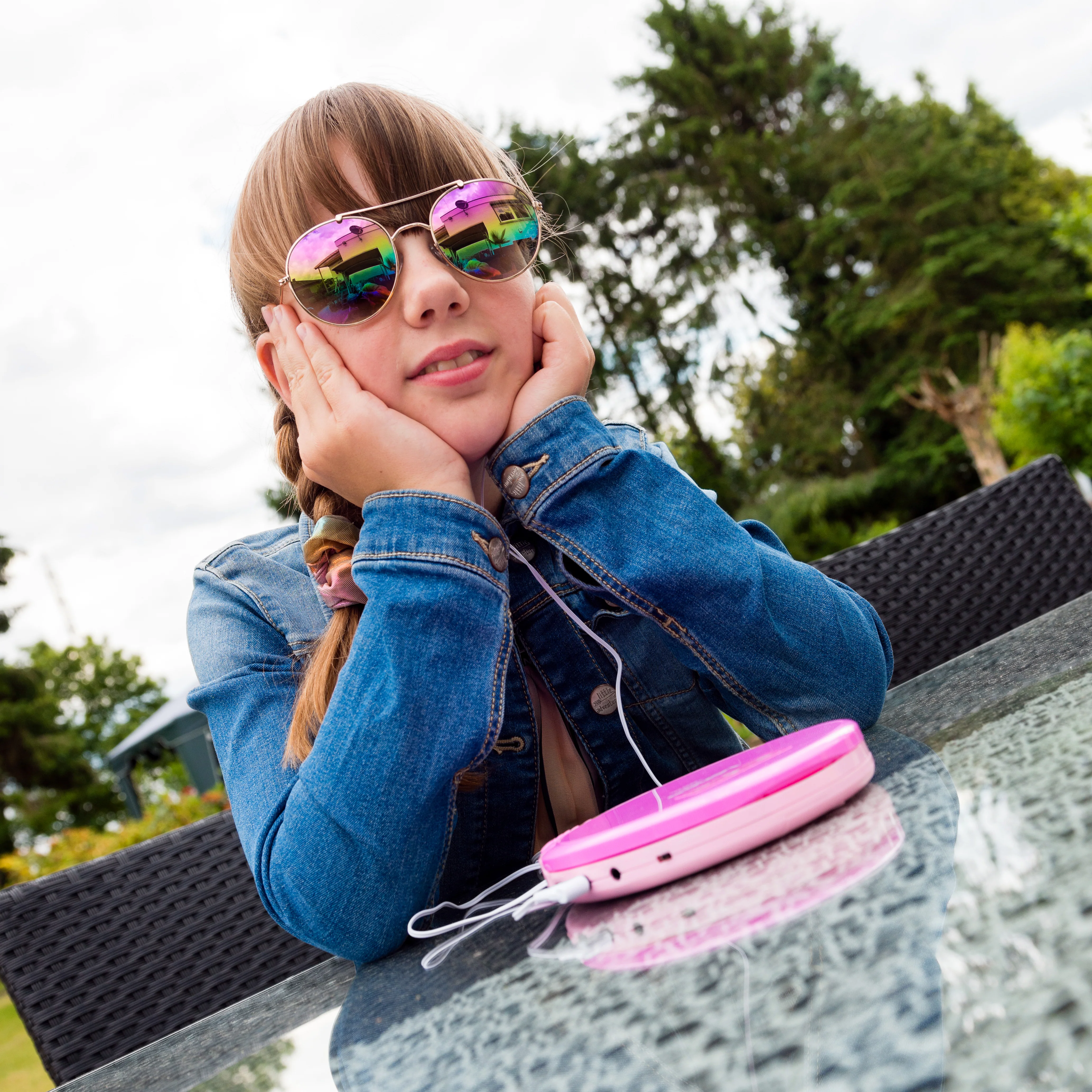 Lenco CD-011 - Lecteur CD portable avec fonction de rechargement - Rose - Image 13