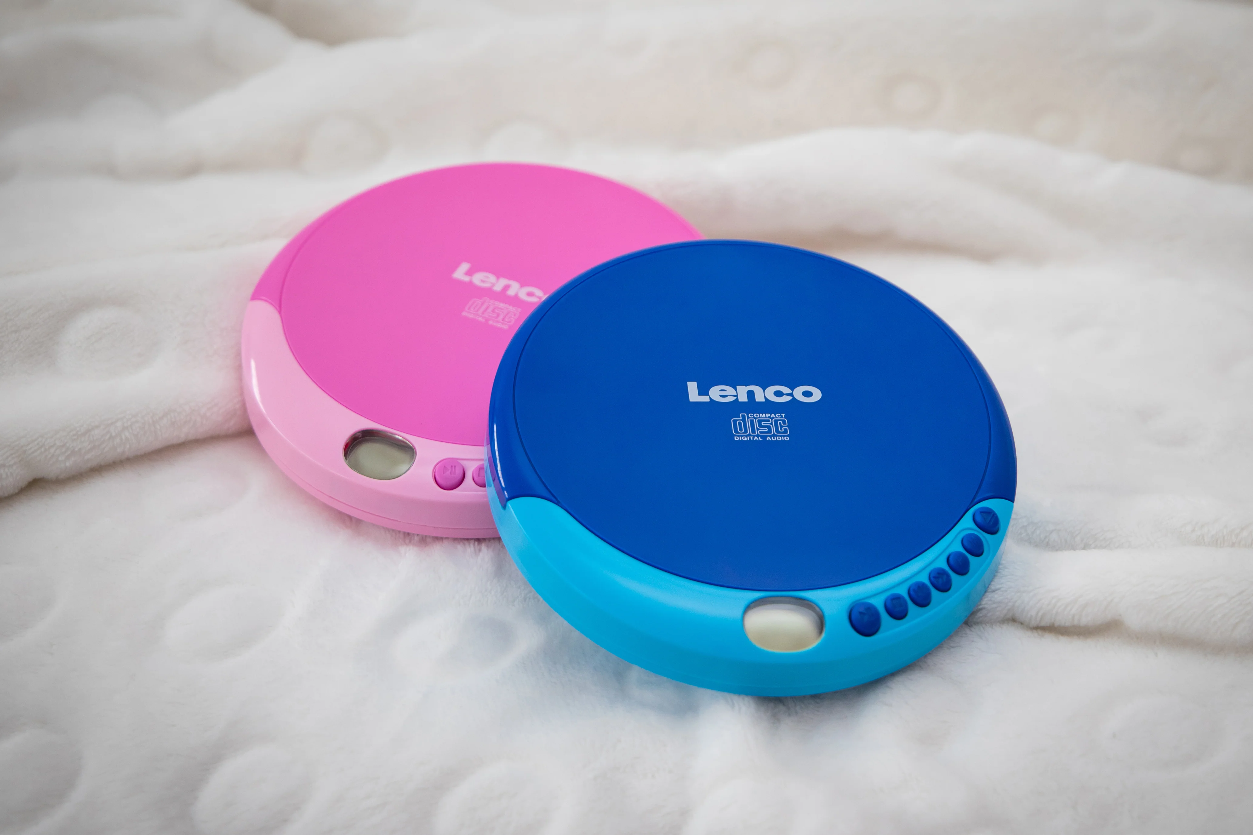 Lenco CD-011 - Lecteur CD portable avec fonction de rechargement - Rose - Image 17