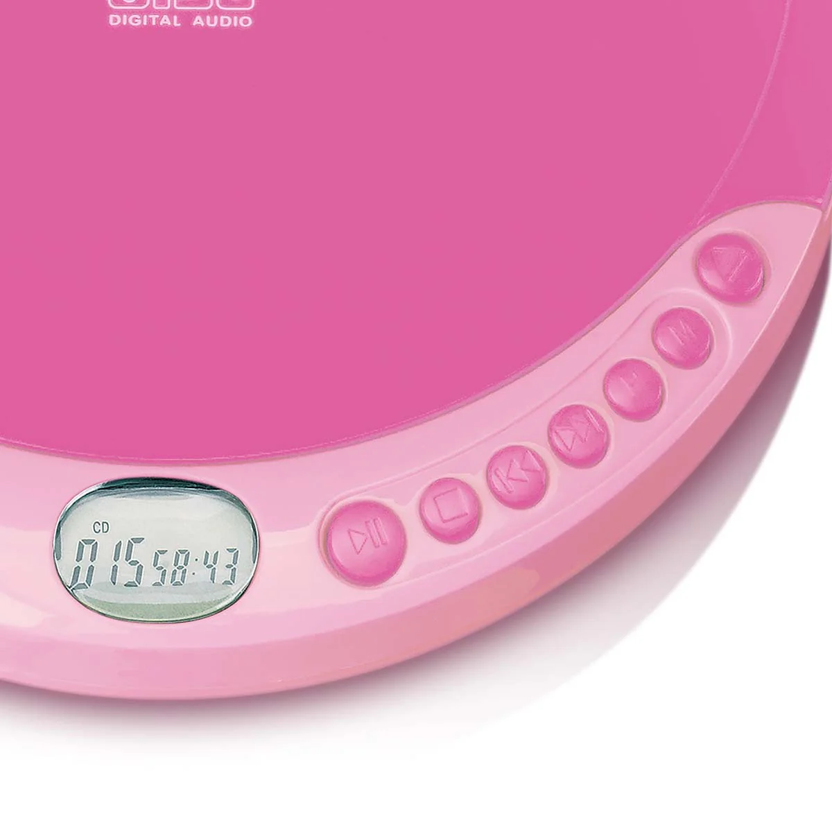 Lenco CD-011 - Lecteur CD portable avec fonction de rechargement - Rose - Image 5