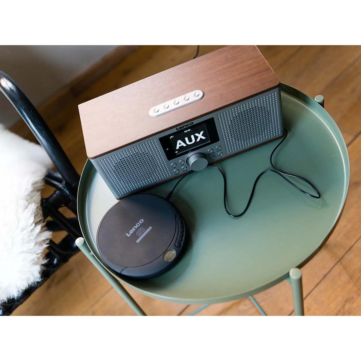 Lenco CD-200 - Lecteur CD portable avec protection contre les chocs - Noir - Image 11