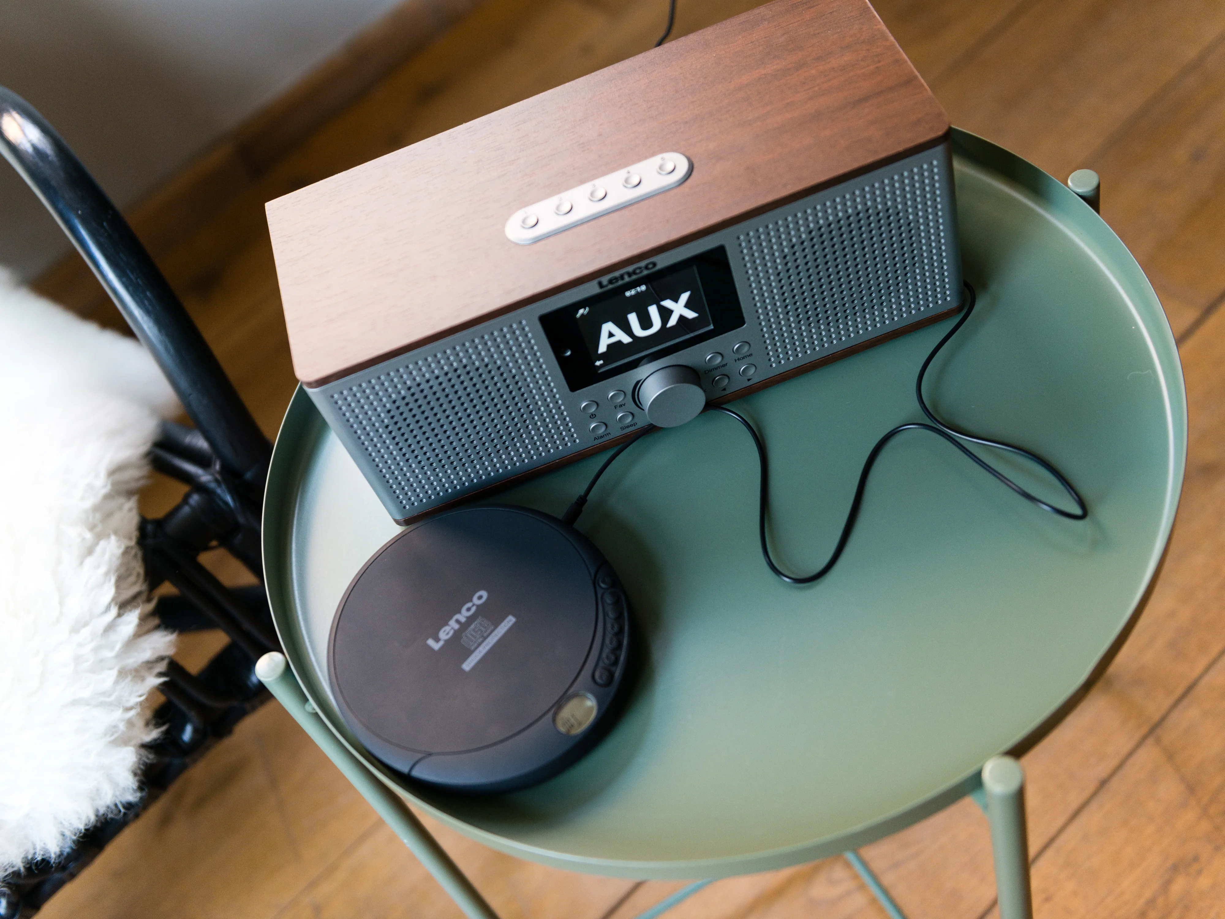 Lenco CD-200 - Lecteur CD portable avec protection contre les chocs - Noir - Image 22