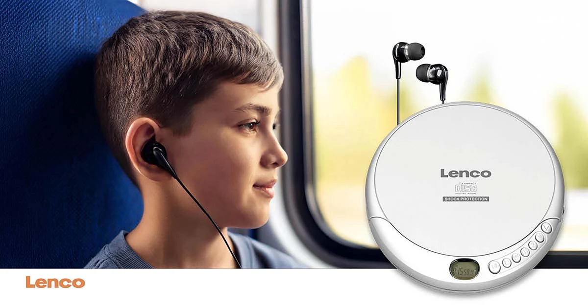 Lenco CD-201SI - Lecteur CD portable avec protection contre les chocs - Argent - Image 15