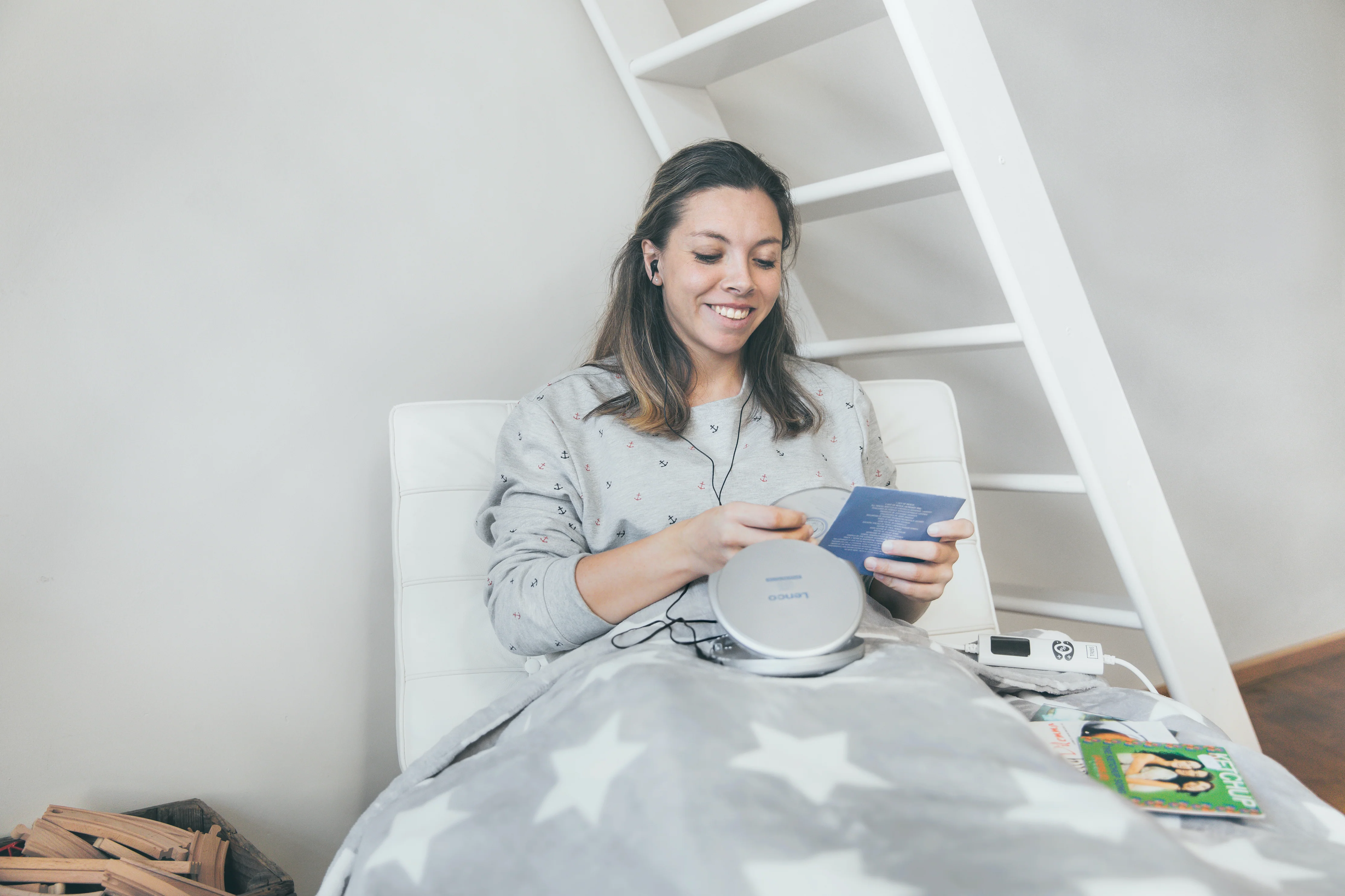 Lenco CD-201SI - Lecteur CD portable avec protection contre les chocs - Argent - Image 22