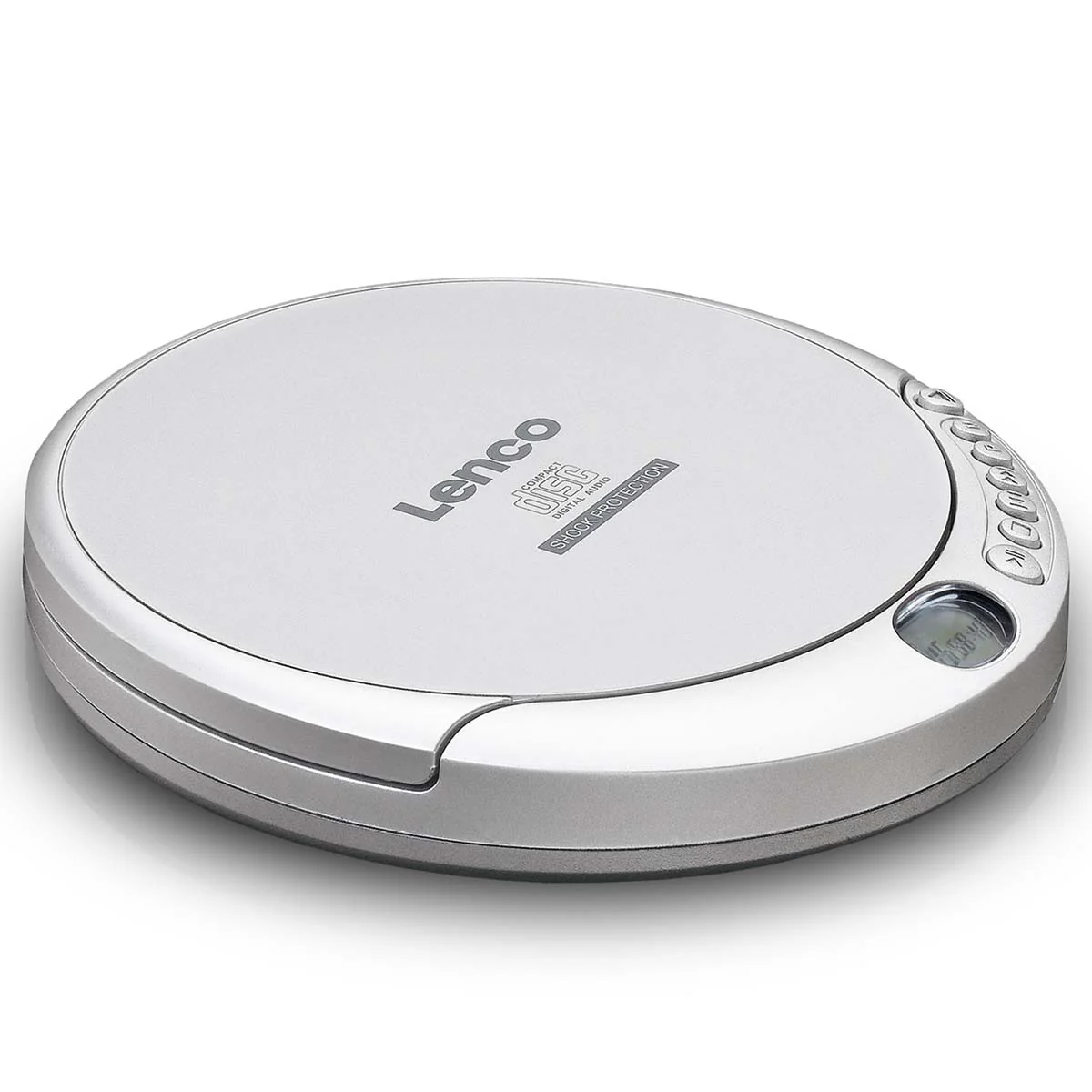Lenco CD-201SI - Lecteur CD portable avec protection contre les chocs - Argent - Image 4