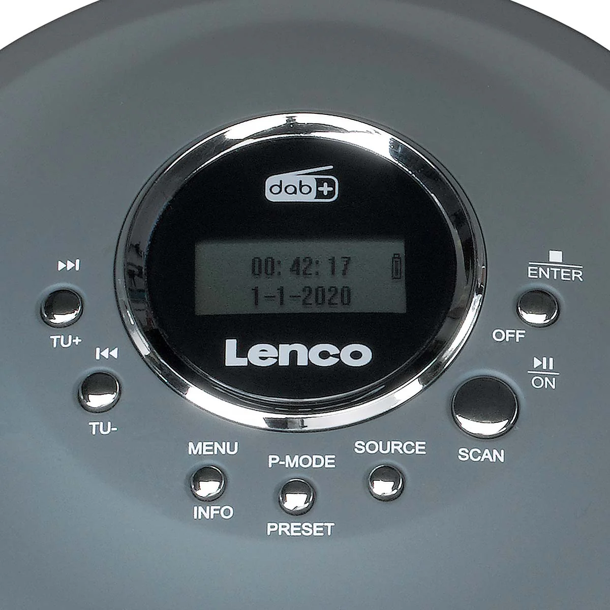 Lenco CD-400GY - Lecteur CD/ MP3 portable pour CD, CD-R, CD-RW - Image 5