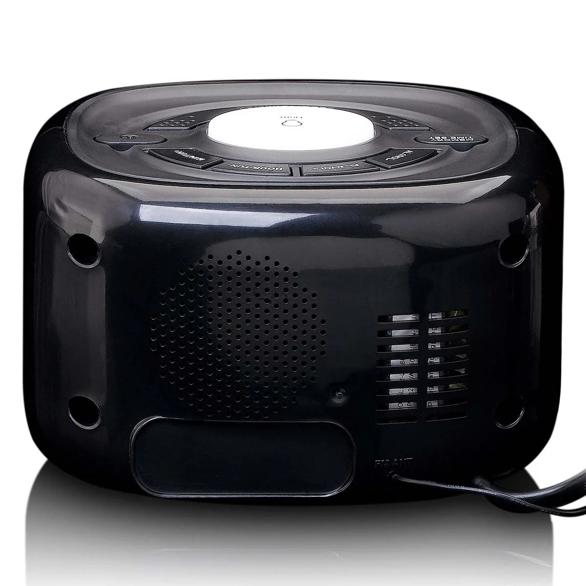 Lenco CR-12BK - Radio-réveil FM avec veilleuse - Noir - Image 3