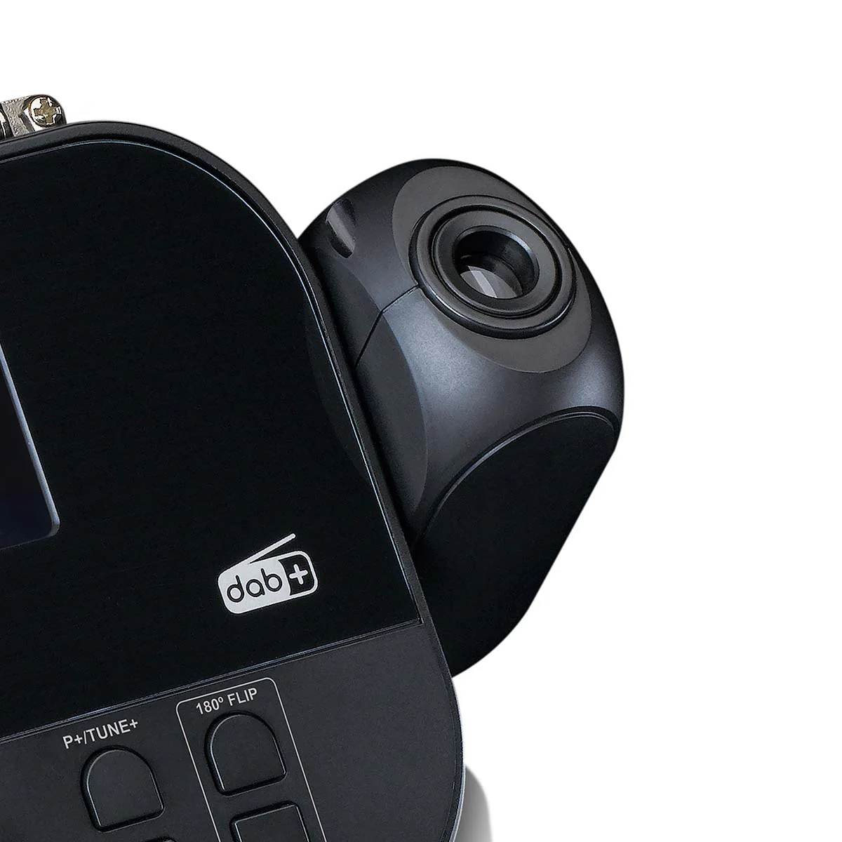 Lenco CR-615BK - Radio-réveil DAB+/FM avec projection de l'heure - Noir - Image 6