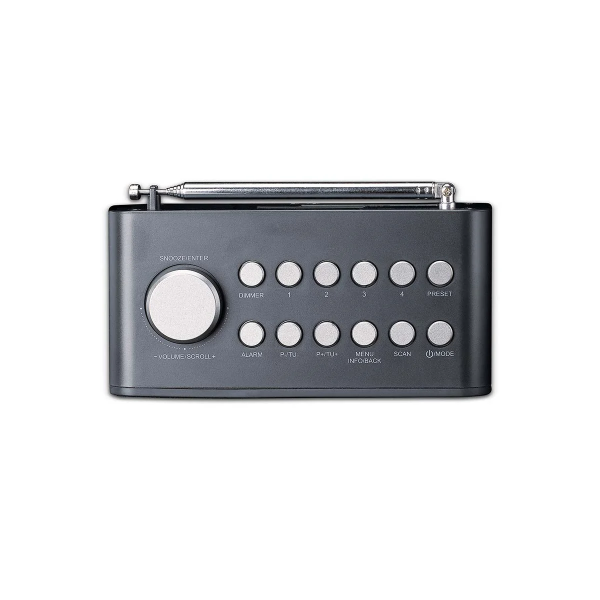 Lenco CR-625BK - Radio réveil DAB+/FM avec écran couleur, mise en veille programmable et fonction double alarme - Noir - Image 7