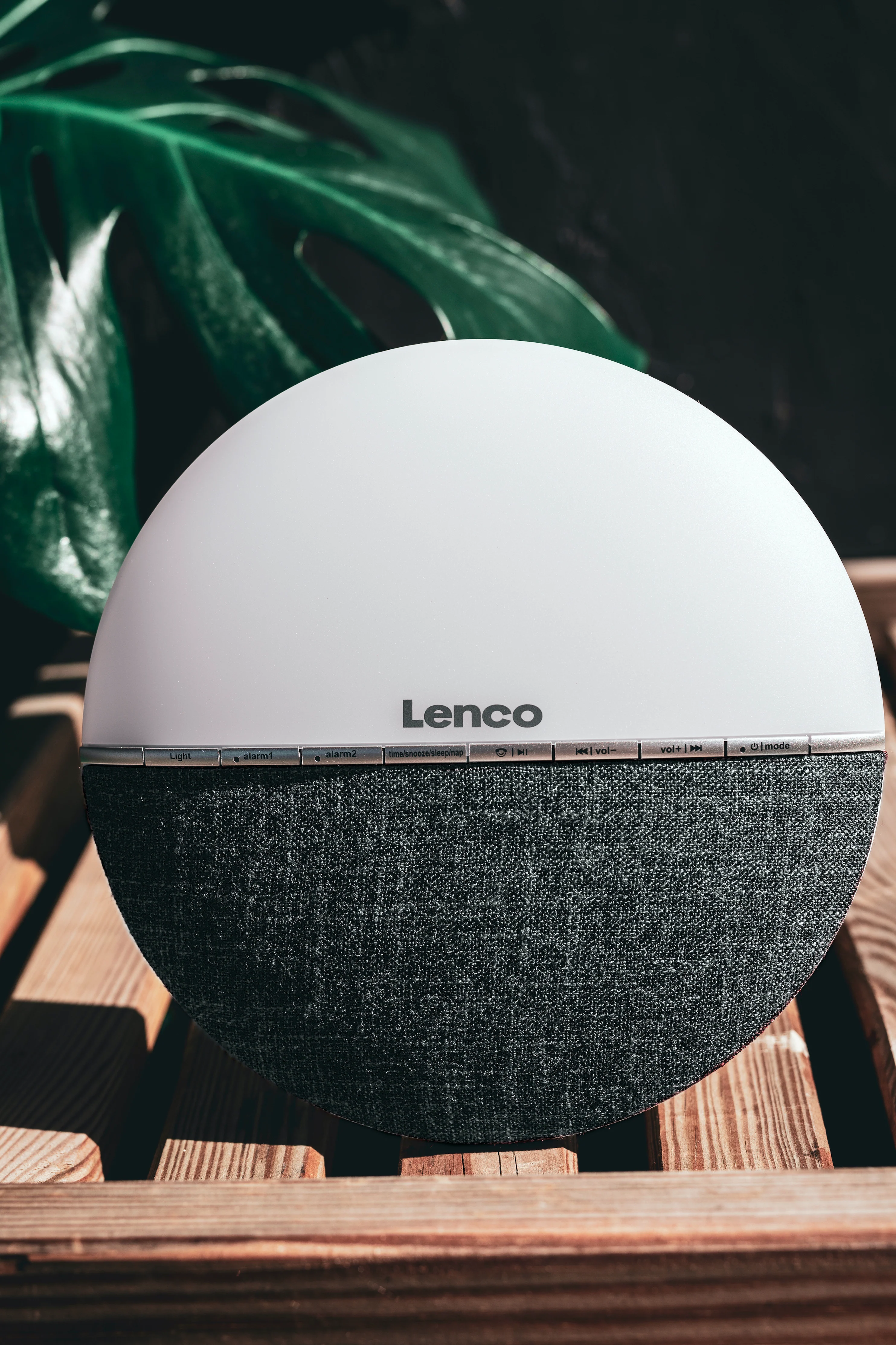 Lenco CRW-4GY - Radio-réveil / Simulateur d’aube - Gris - Image 11