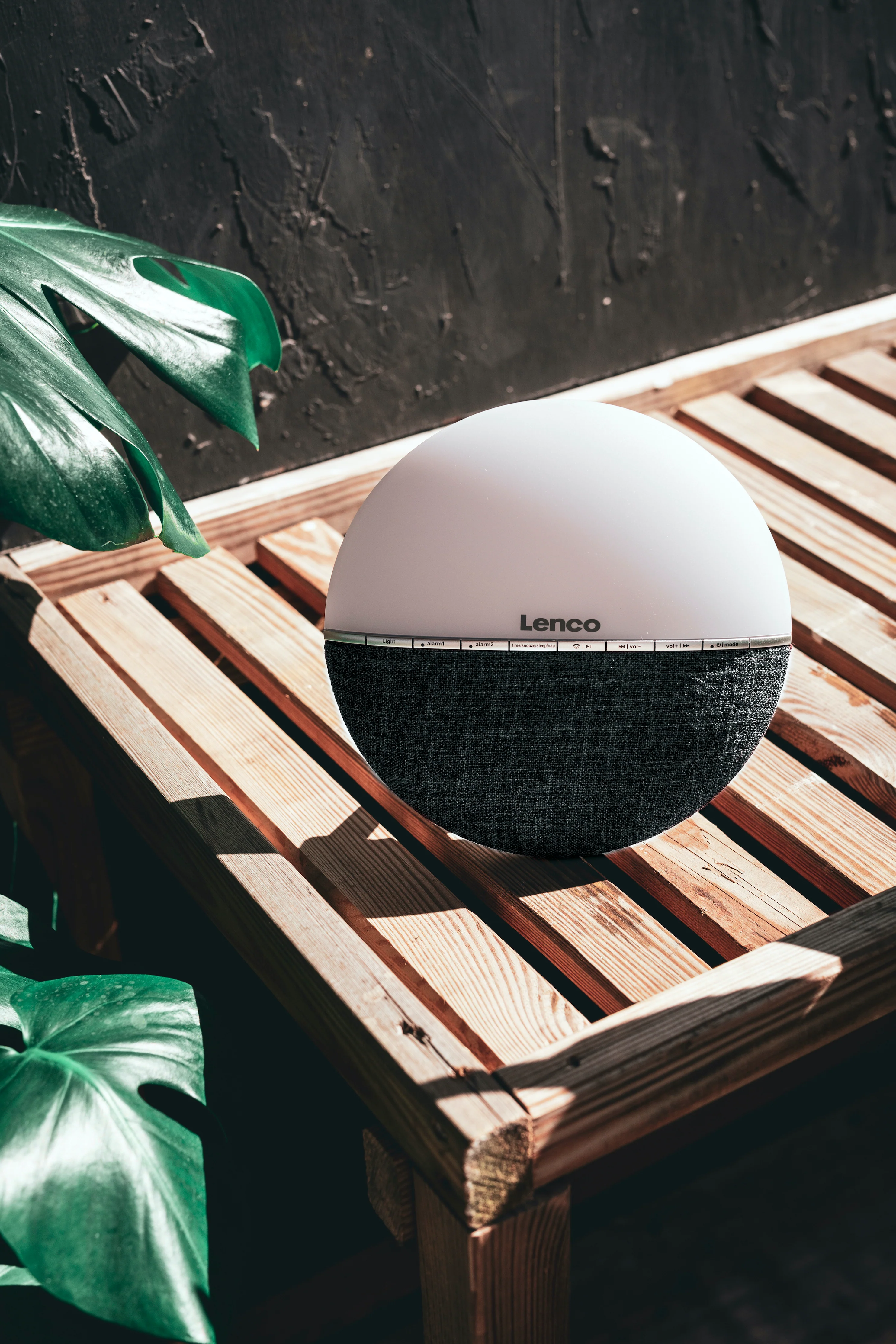 Lenco CRW-4GY - Radio-réveil / Simulateur d’aube - Gris - Image 12