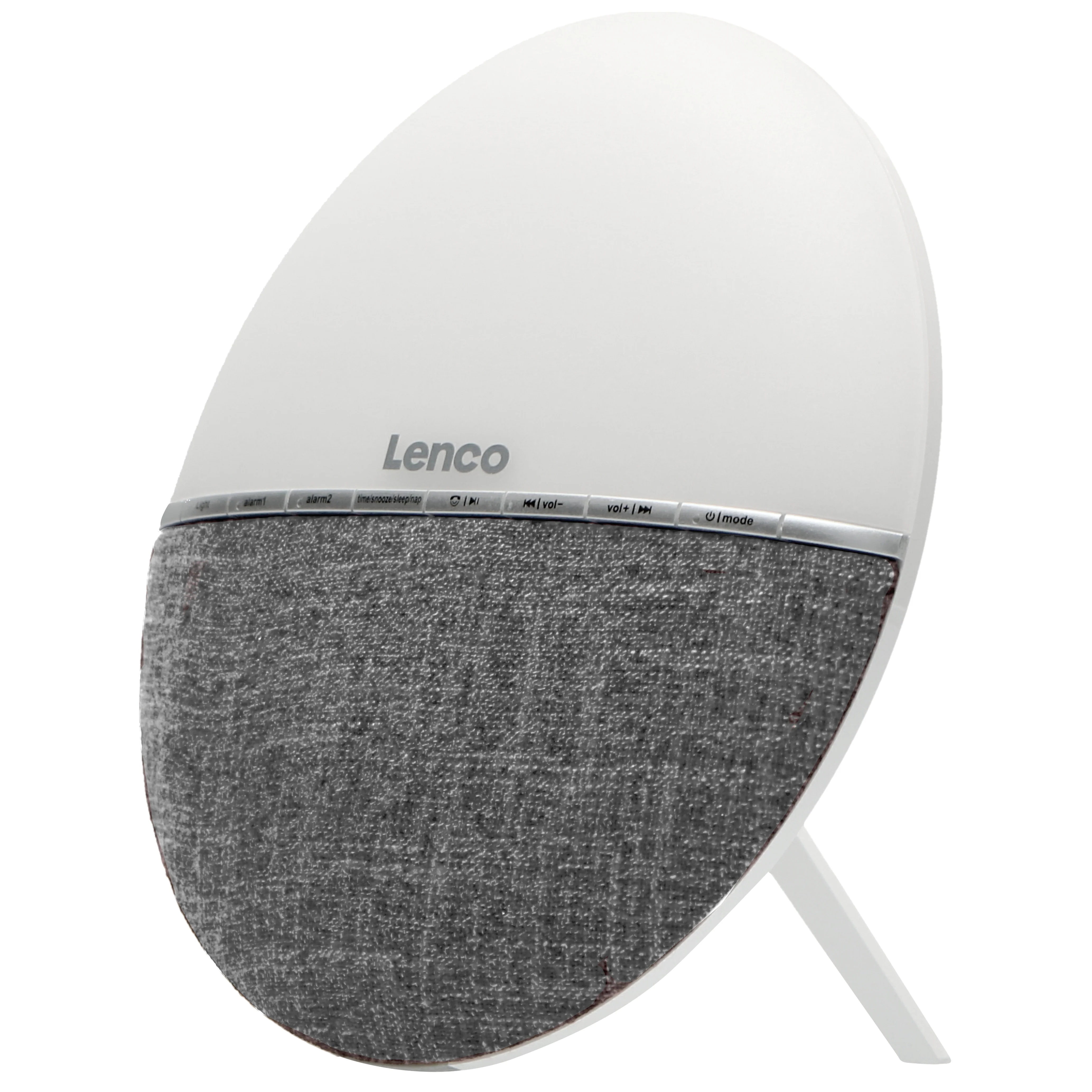 Lenco CRW-4GY - Radio-réveil / Simulateur d’aube - Gris - Image 4