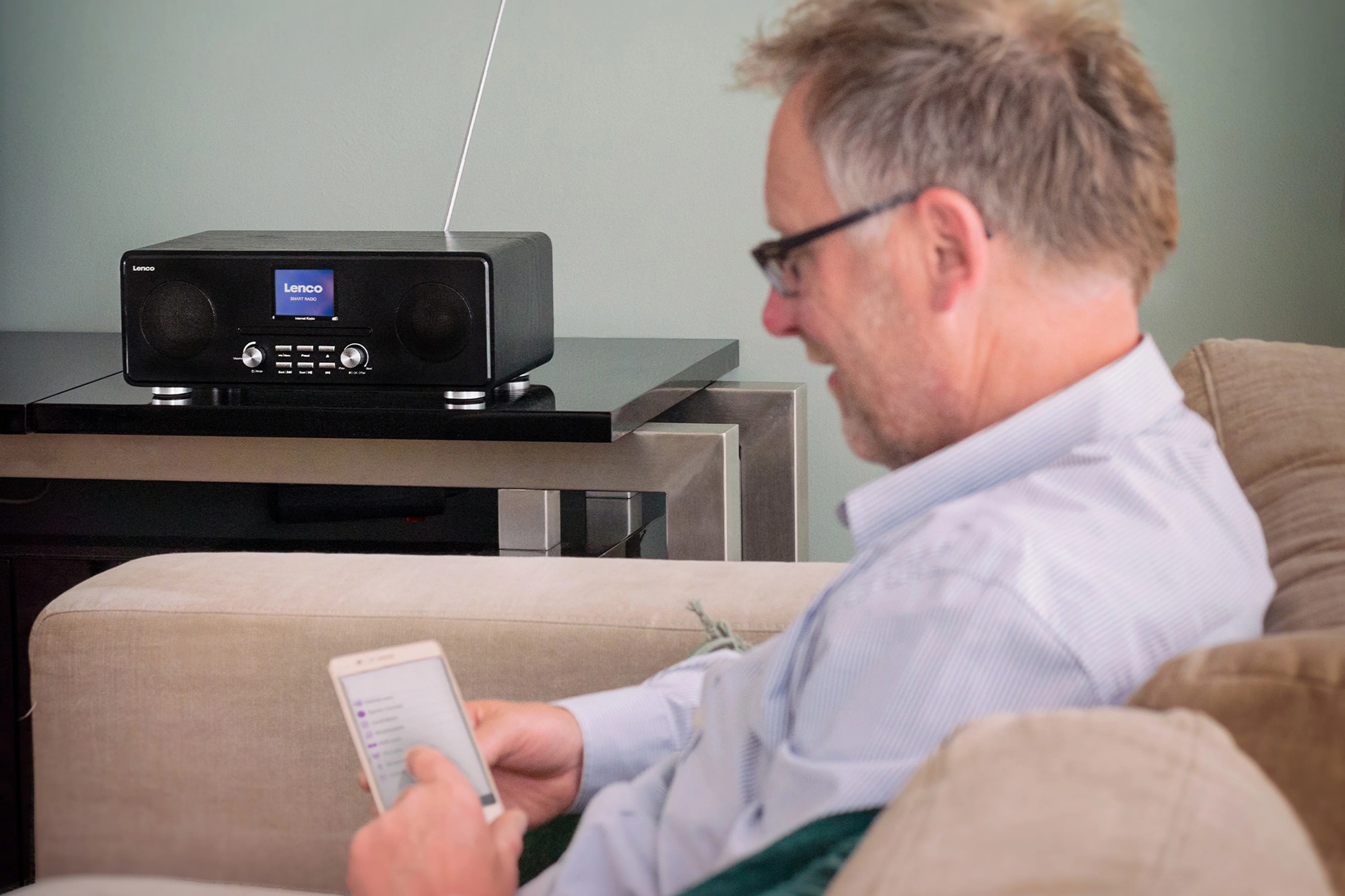 Lenco DAR-061BK - Radio DAB+/FM avec lecteur CD et Bluetooth® - Noir - Image 11