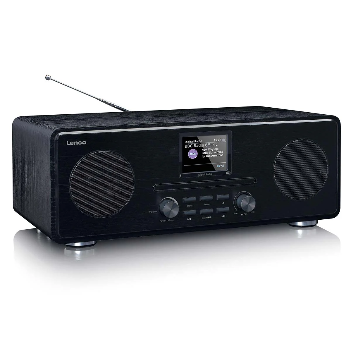 Lenco DAR-061BK - Radio DAB+/FM avec lecteur CD et Bluetooth® - Noir - Image 4