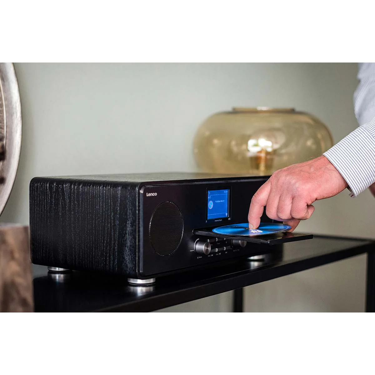 Lenco DAR-061BK - Radio DAB+/FM avec lecteur CD et Bluetooth® - Noir - Image 8