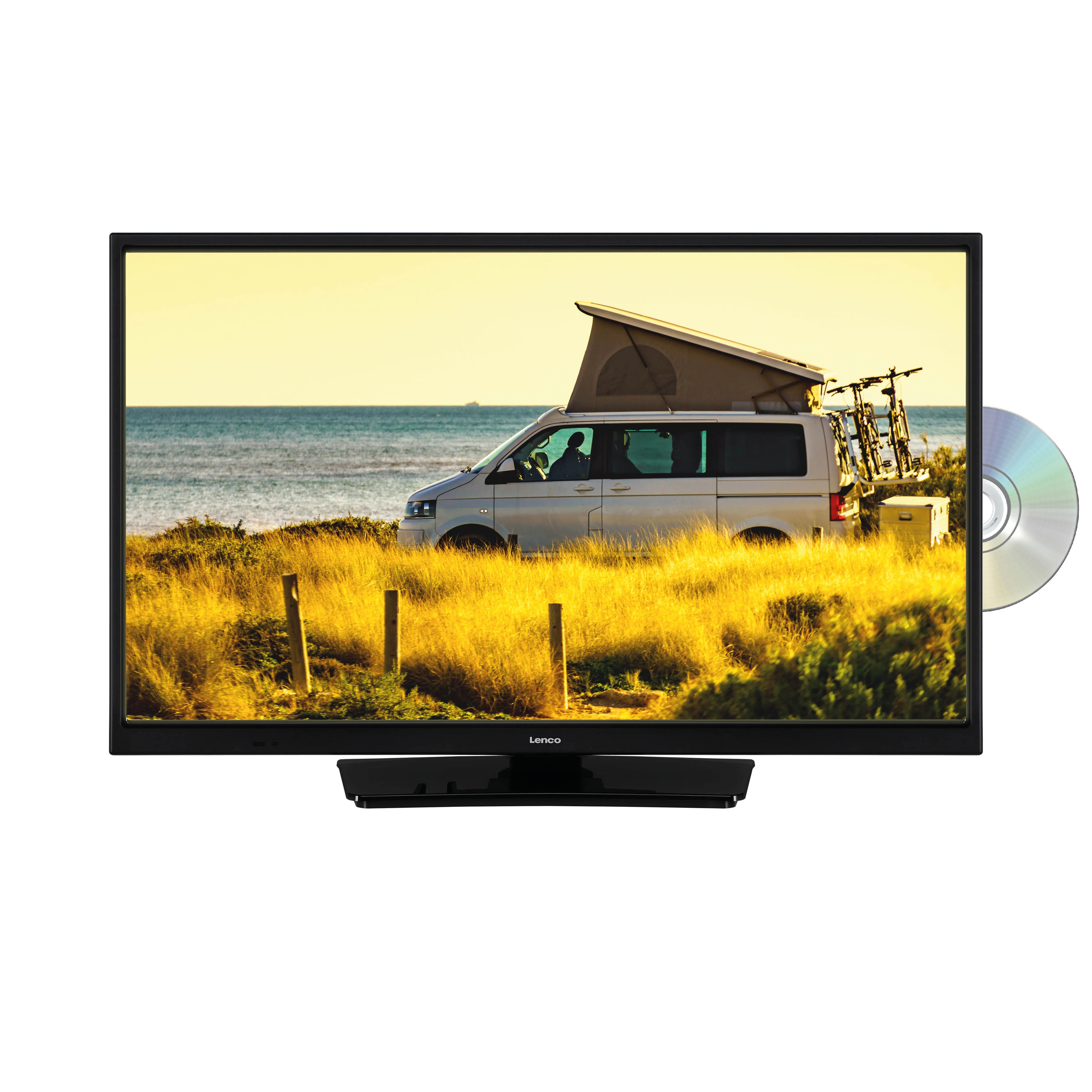 Lenco DVL-2483BK (V2) - 24" Smart TV avec lecteur DVD intégré et adaptateur voiture 12 V - Noir - Image 17
