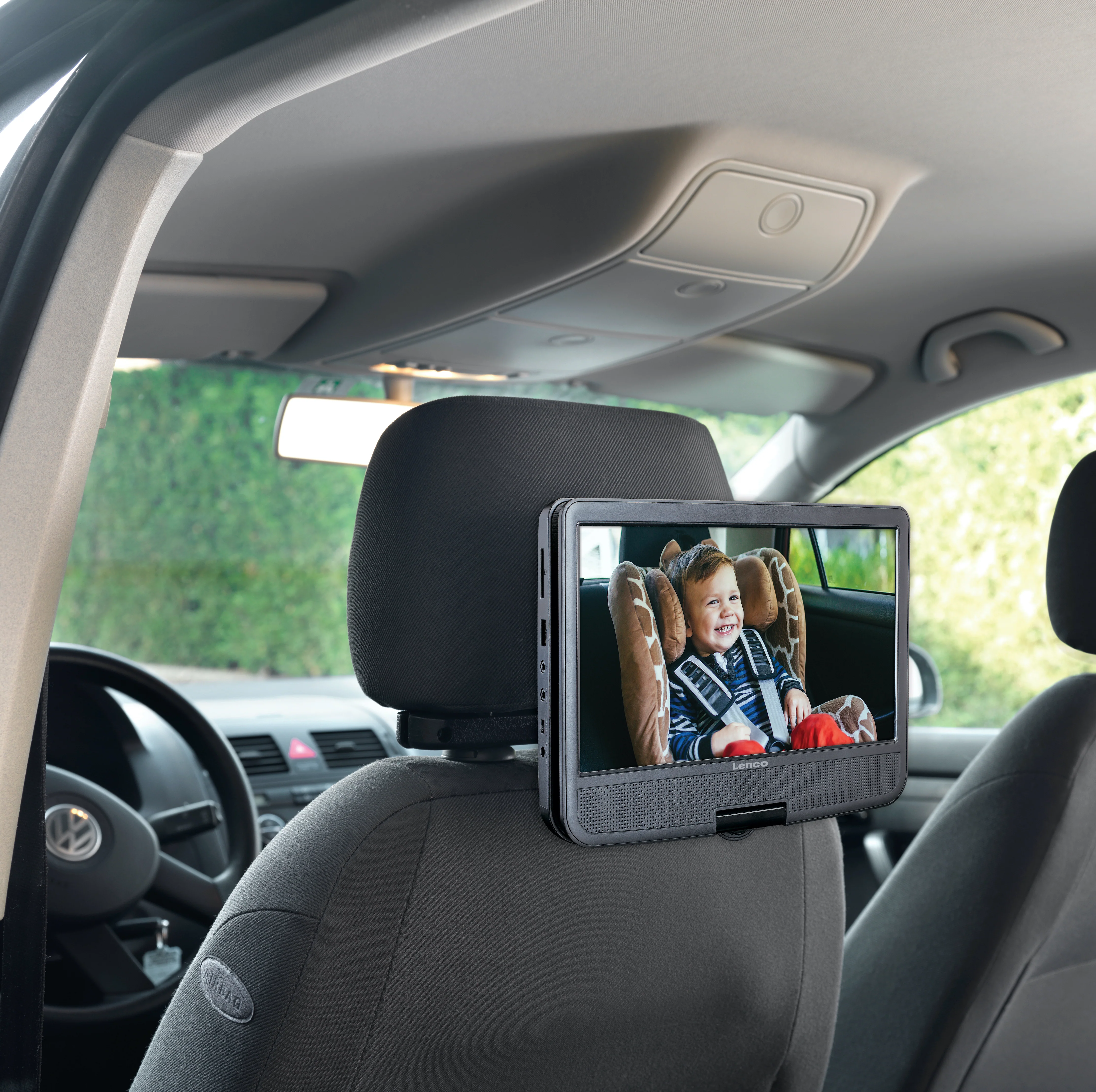 Lenco DVP-1010BK - Lecteur DVD portable de 10 pouces avec connexion USB, casque et dispositif de suspension - Image 28