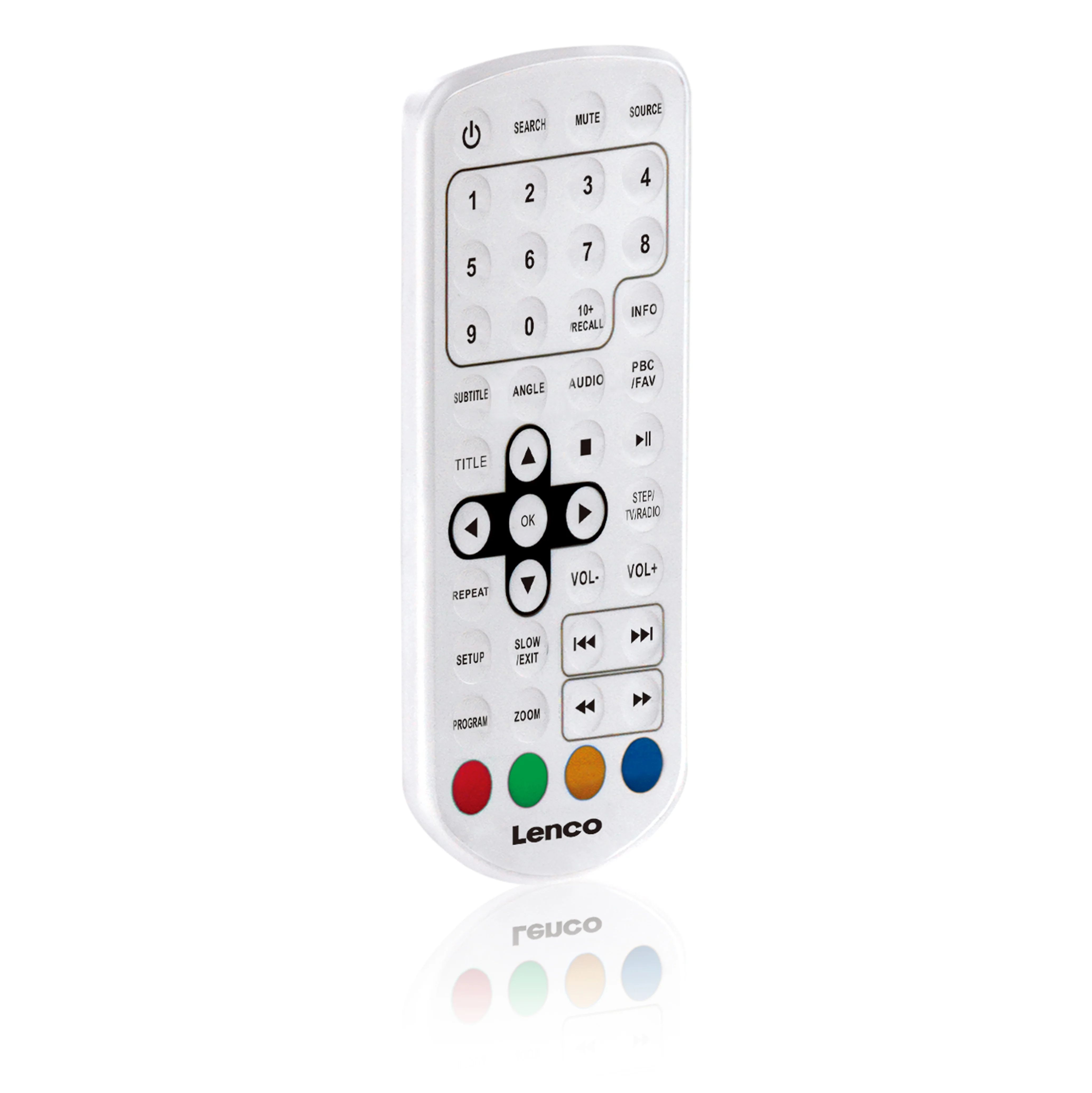 Lenco DVP-1063WH - Lecteur DVD portable 10 pouces avec récepteur DVB T2 HD - Blanc - Image 5