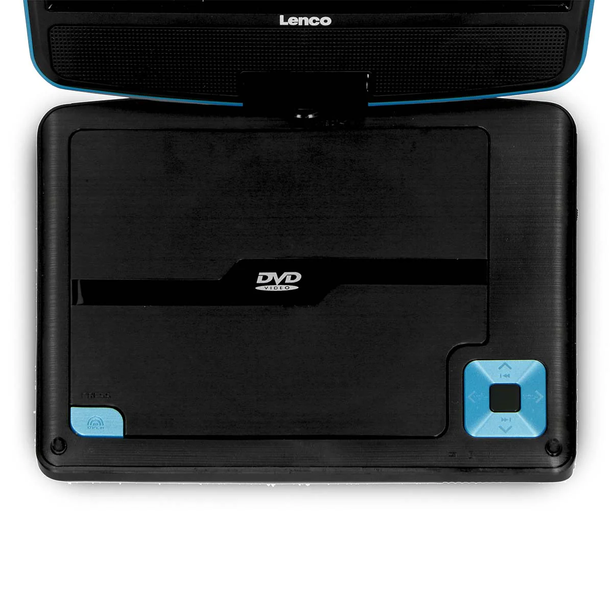 Lenco DVP-910BU - Lecteur DVD portable de 9 pouces avec casque, port USB et dispositif de suspension - Bleu/noir - Image 5