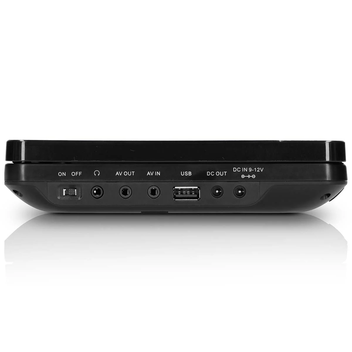 Lenco DVP-939 - Lecteur DVD portable 2 x 9 pouces avec connexion USB, emplacement pour carte SD, pile intégrée, deux casques et deux supports - Noir - Image 8