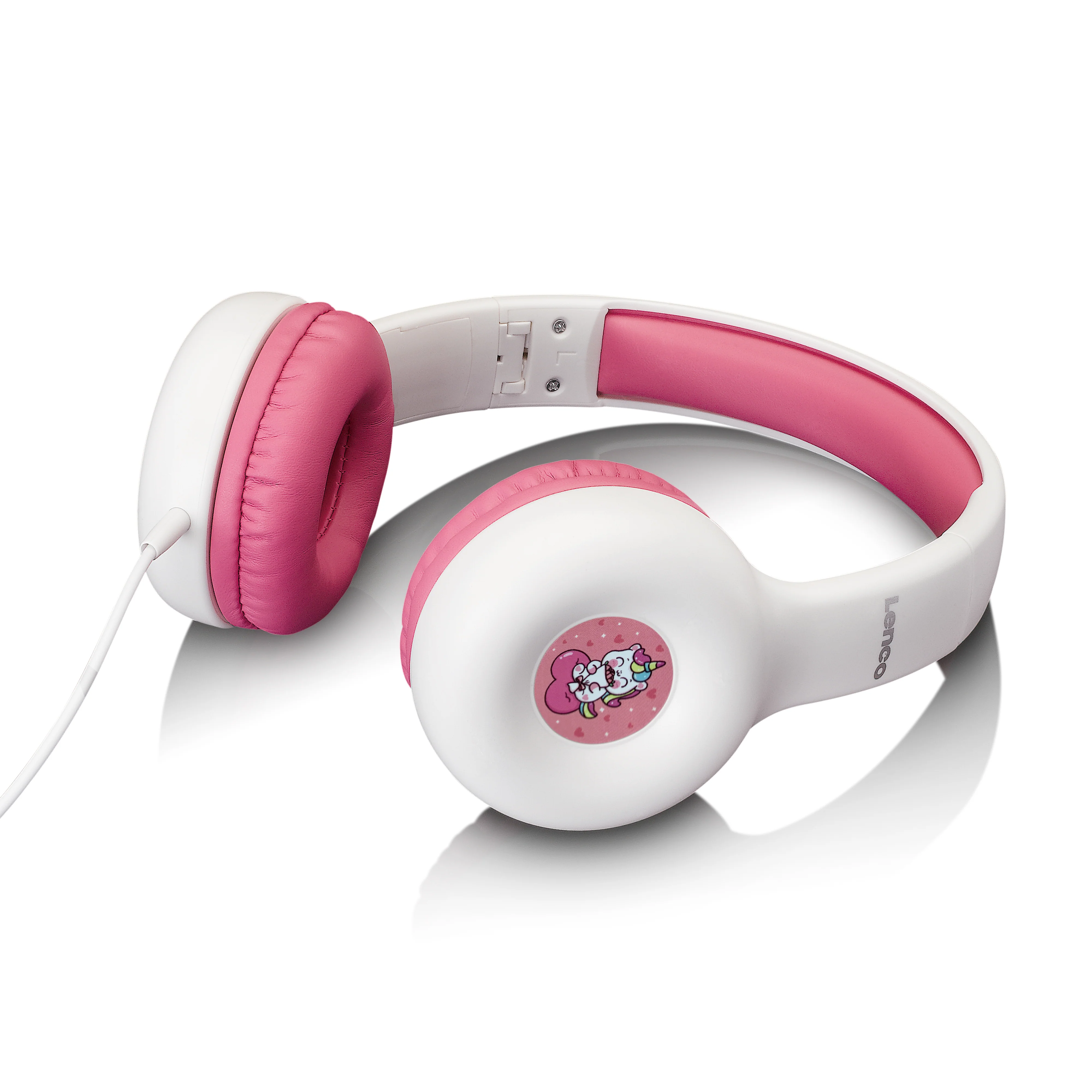 Lenco HP-010PK - Casque pour enfants, rose - Image 4