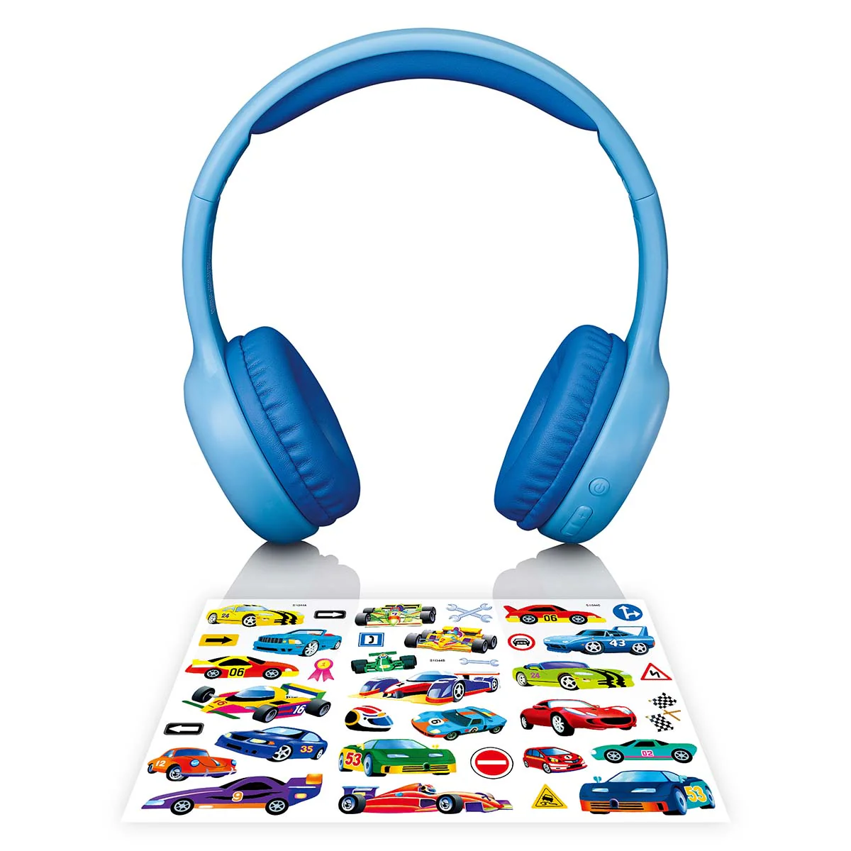Lenco HPB-110BU - Casque Bluetooth® pliable pour enfants - Bleu - Image 7