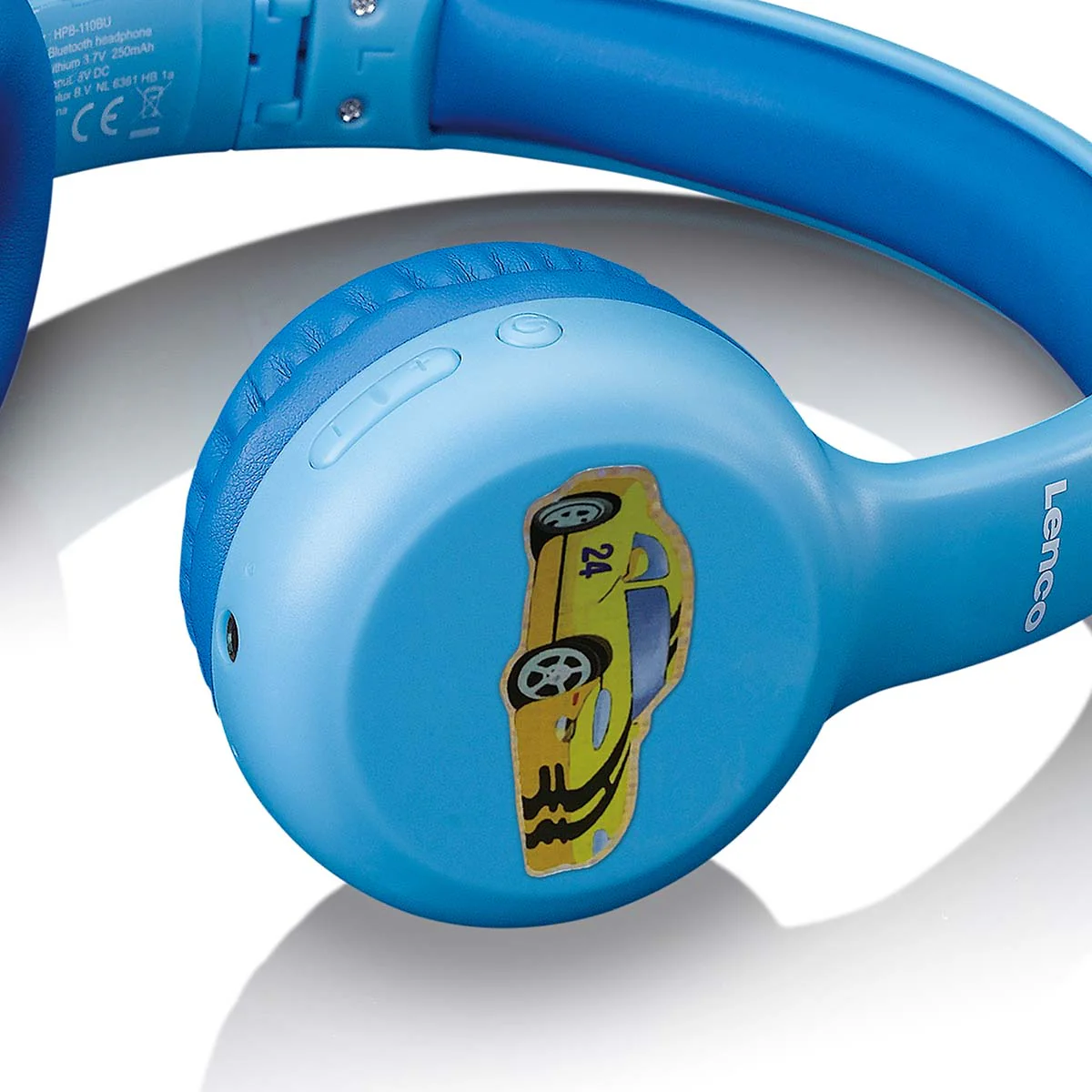 Lenco HPB-110BU - Casque Bluetooth® pliable pour enfants - Bleu - Image 9