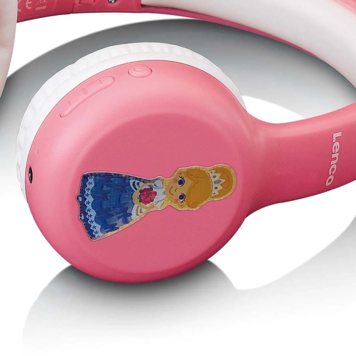 Lenco HPB-110PK - Casque Bluetooth® pliable pour enfants - Rose - Image 8