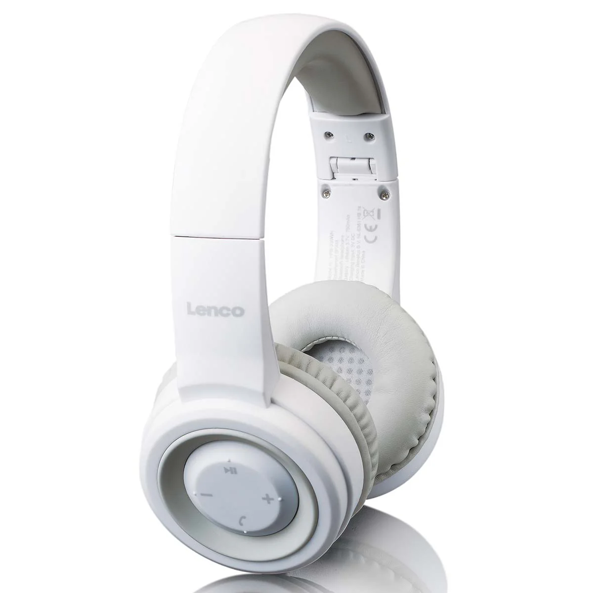Lenco HPB-330WH - Casque Bluetooth® - Blanc - Image 3