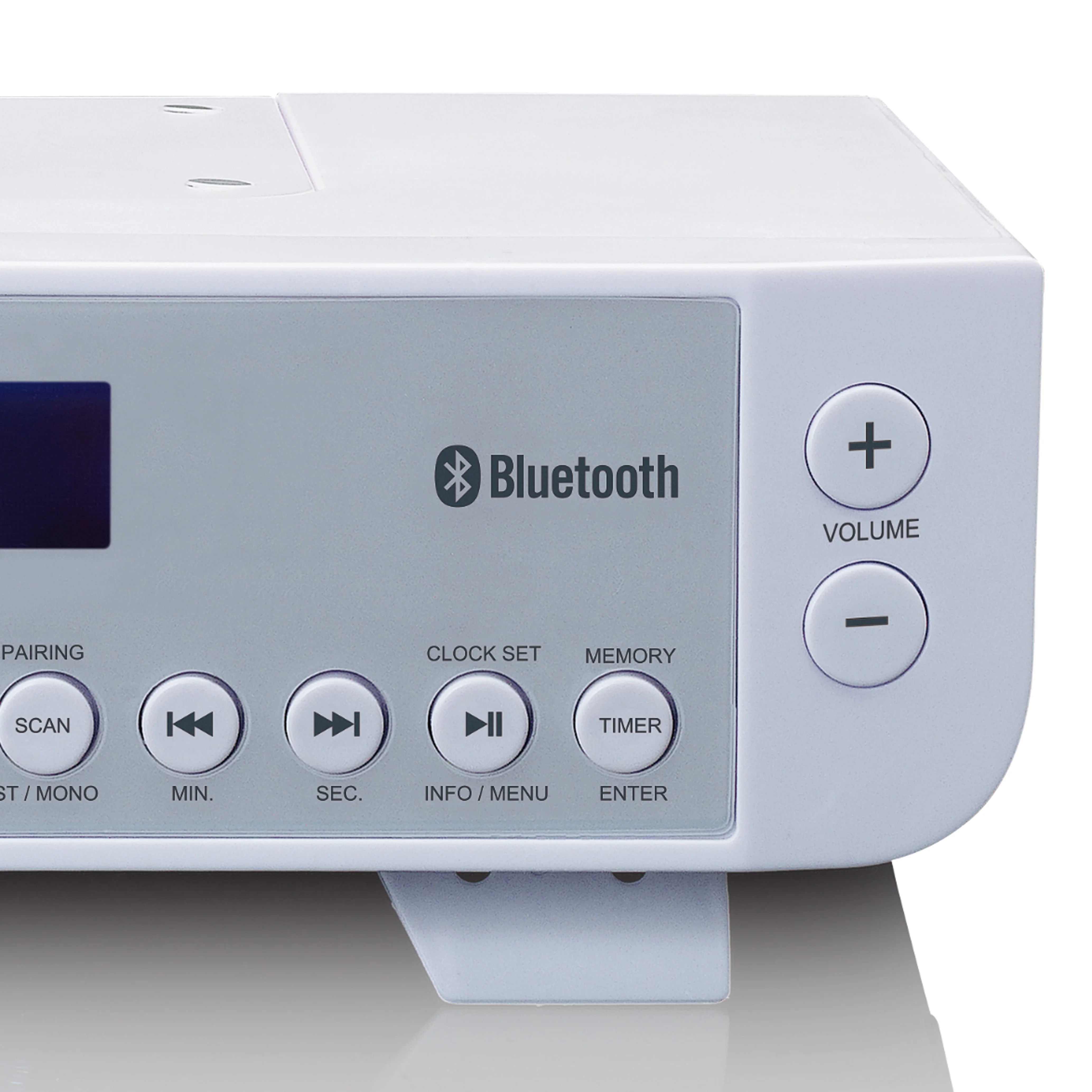 Lenco KCR-200WH - Radio de cuisine DAB+/FM avec Bluetooth®, éclairage et minuteur - Blanc - Image 3