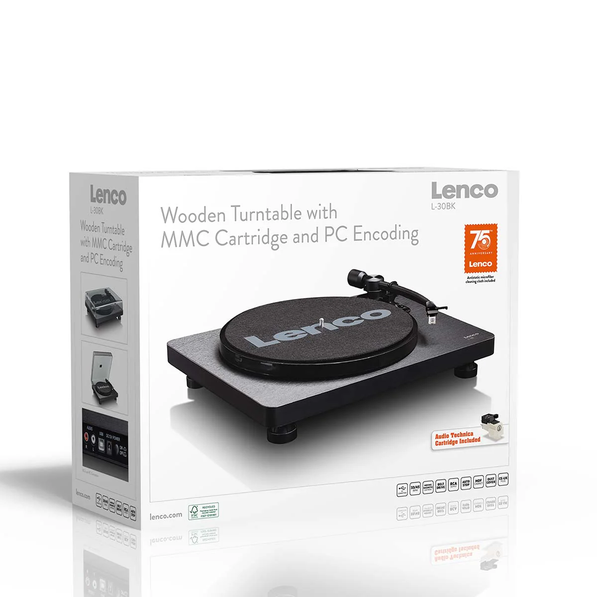 Lenco L-30BK - Platine avec encodage USB/PC - Noir - Image 17