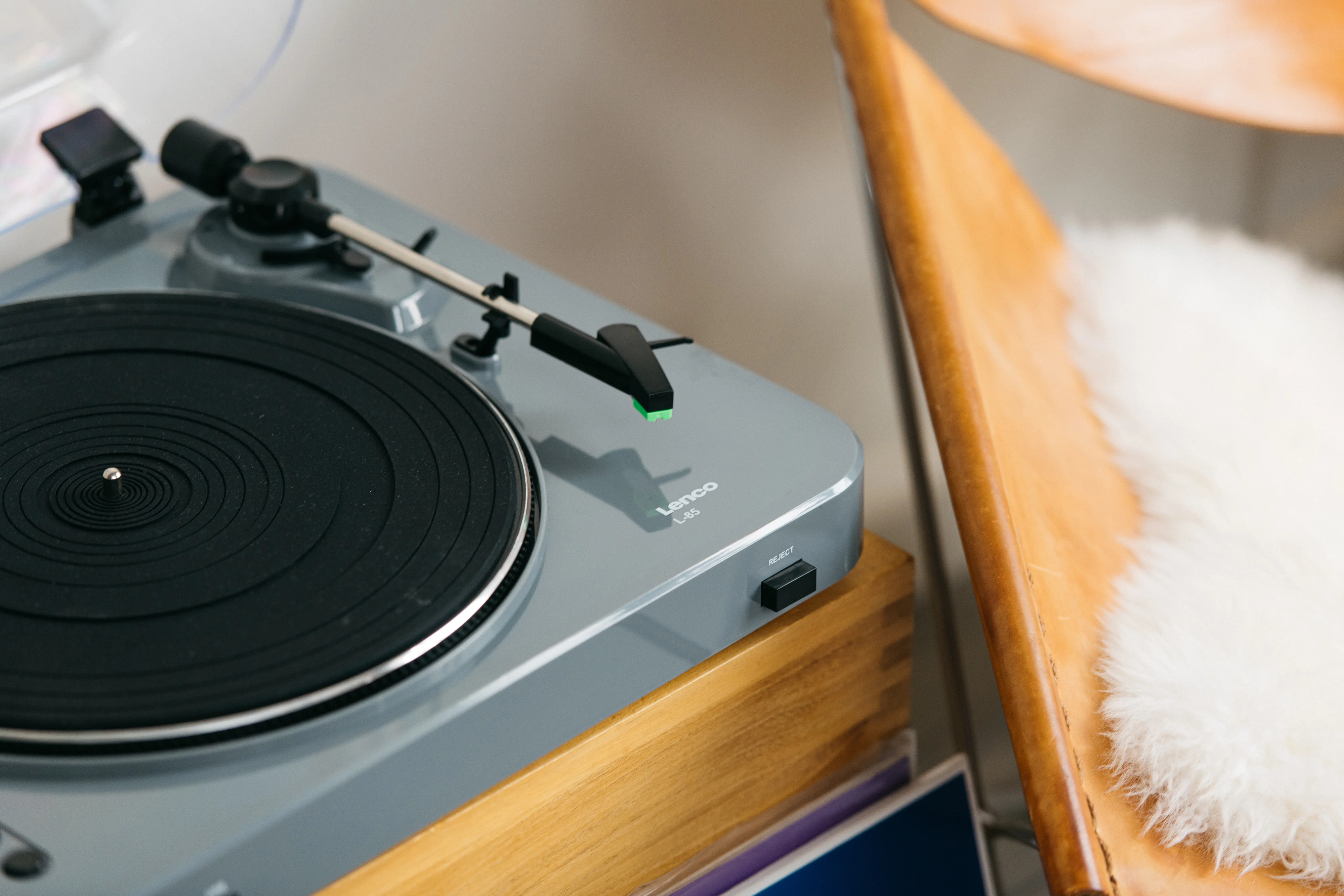 Lenco L-85 Grey - Platine avec encodage USB direct - Gris - Image 11