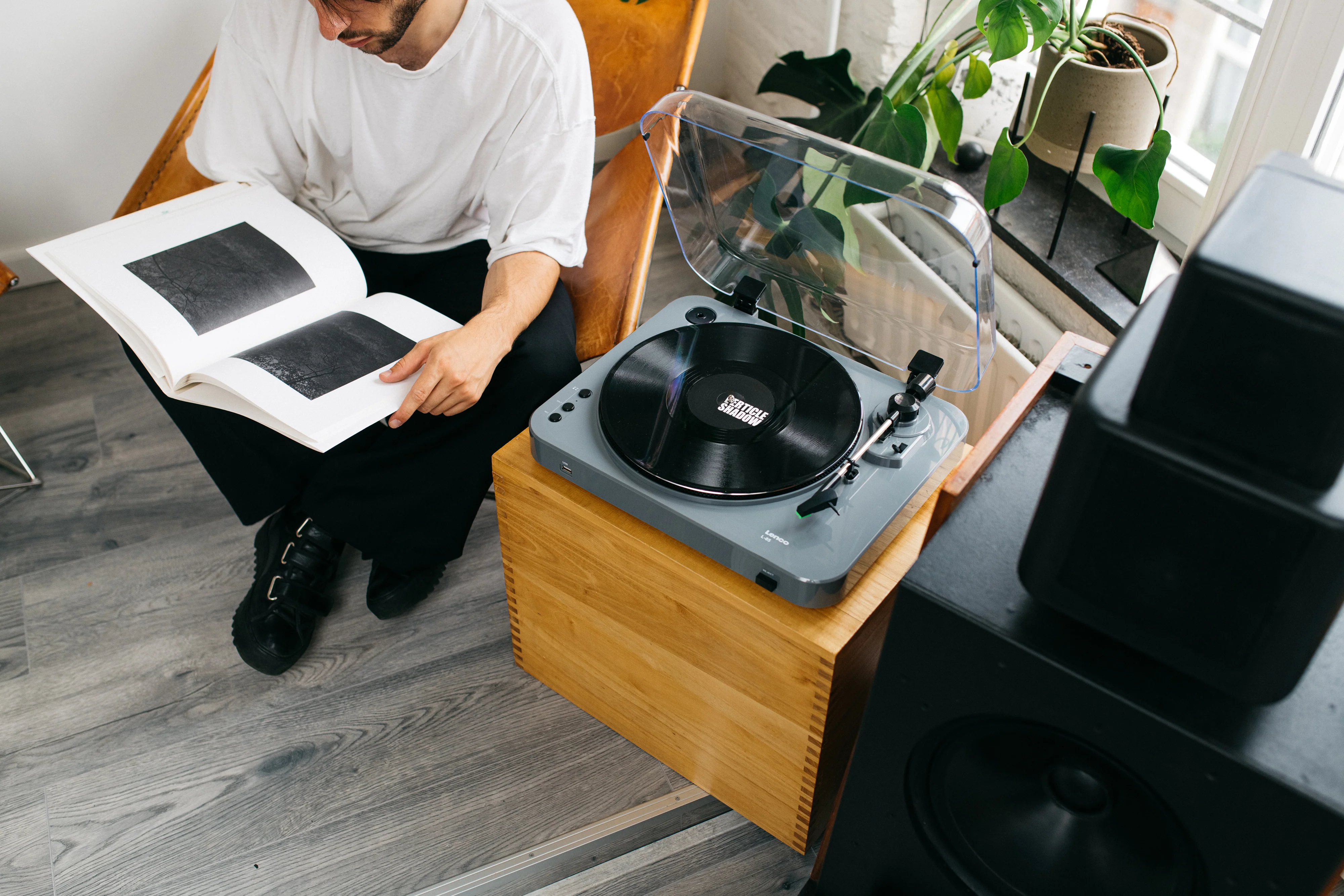 Lenco L-85 Grey - Platine avec encodage USB direct - Gris - Image 9