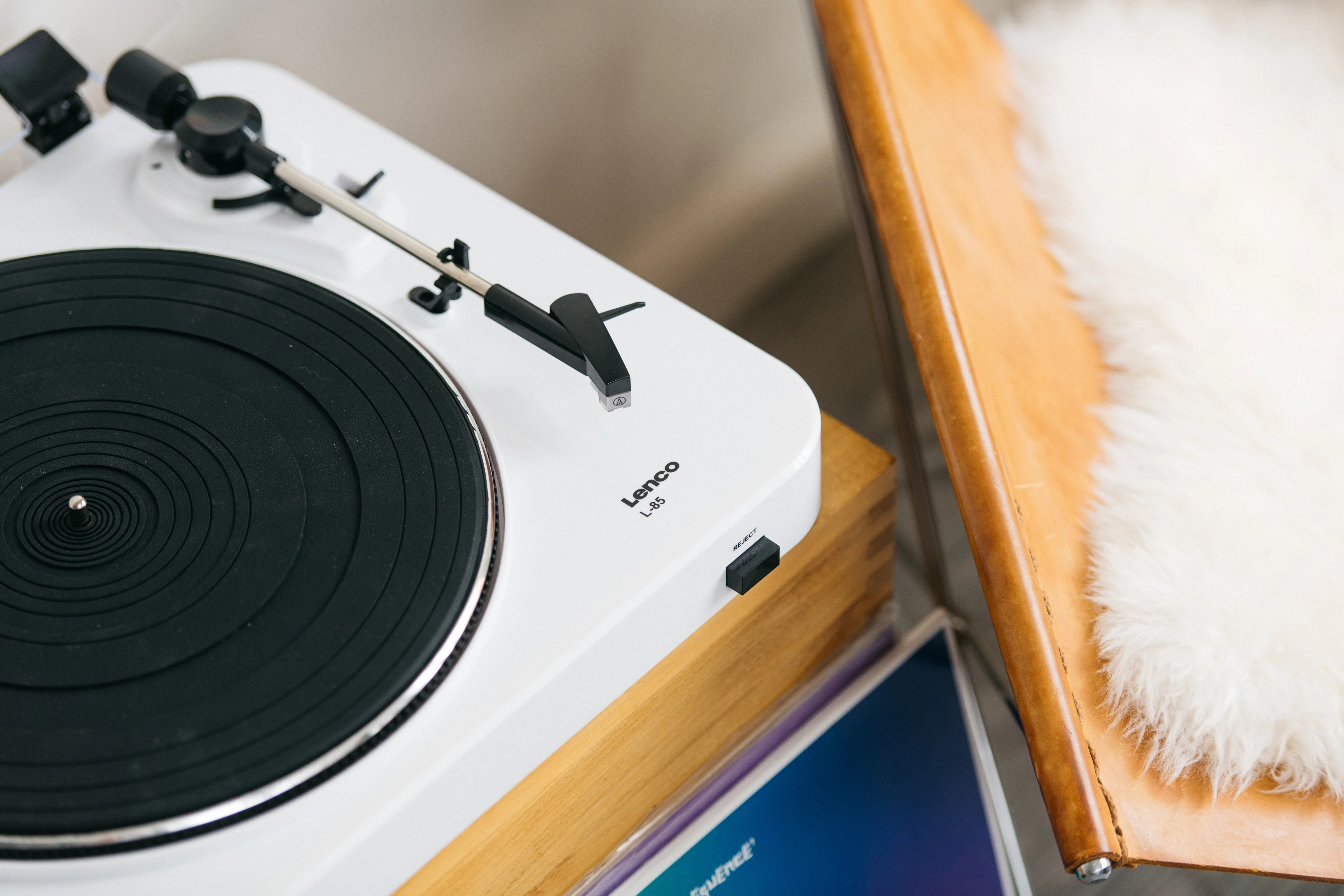 Lenco L-85 White - Platine avec encodage USB direct - Blanc - Image 10