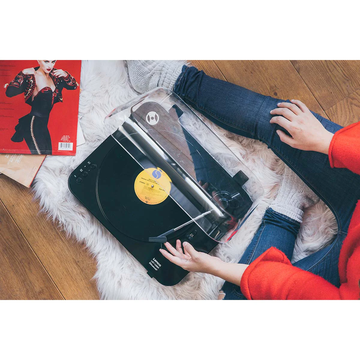 Lenco LBT-120BK - Platine vinyle avec enregistreur USB et Bluetooth® - Noir - Image 13