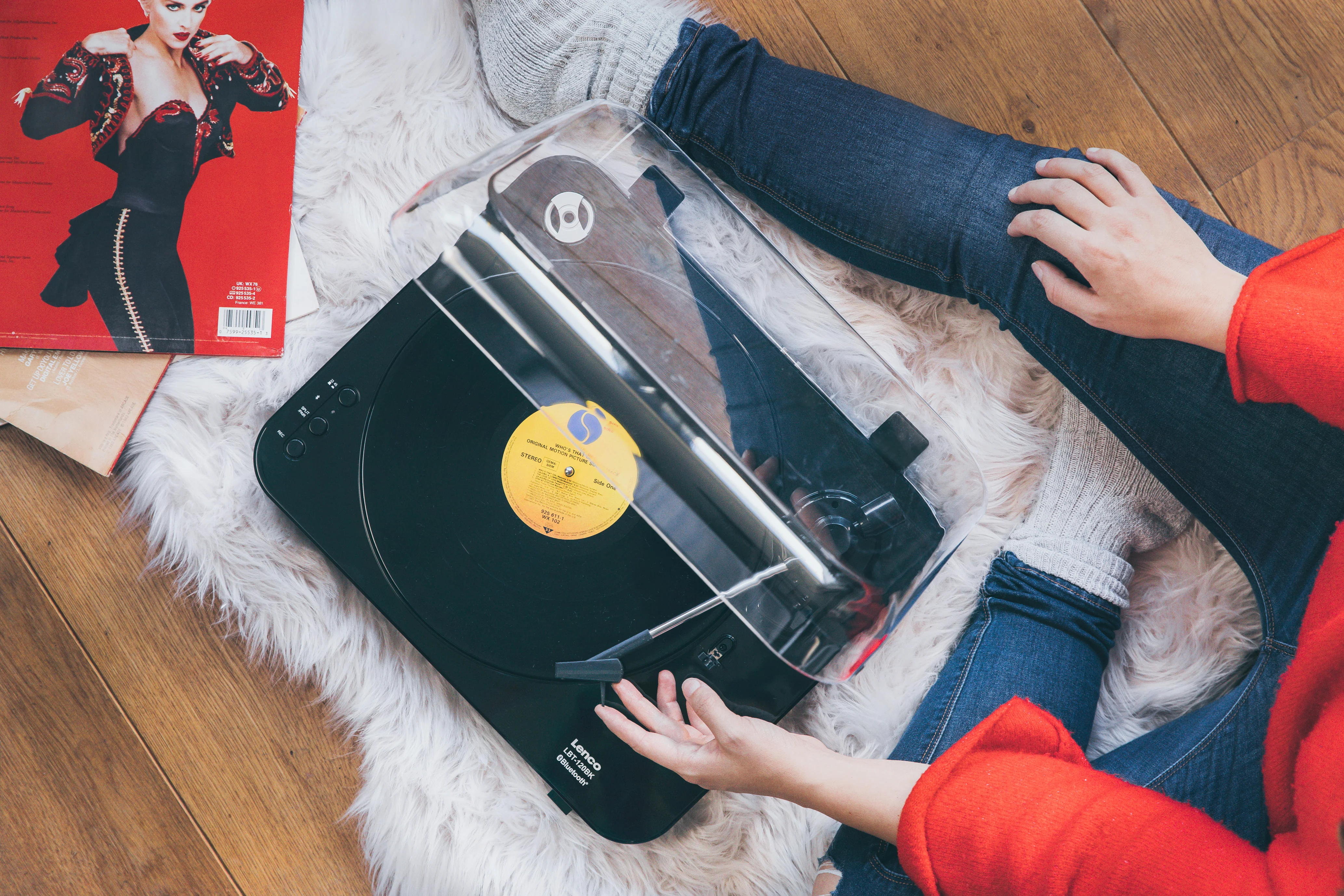 Lenco LBT-120BK - Platine vinyle avec enregistreur USB et Bluetooth® - Noir - Image 15