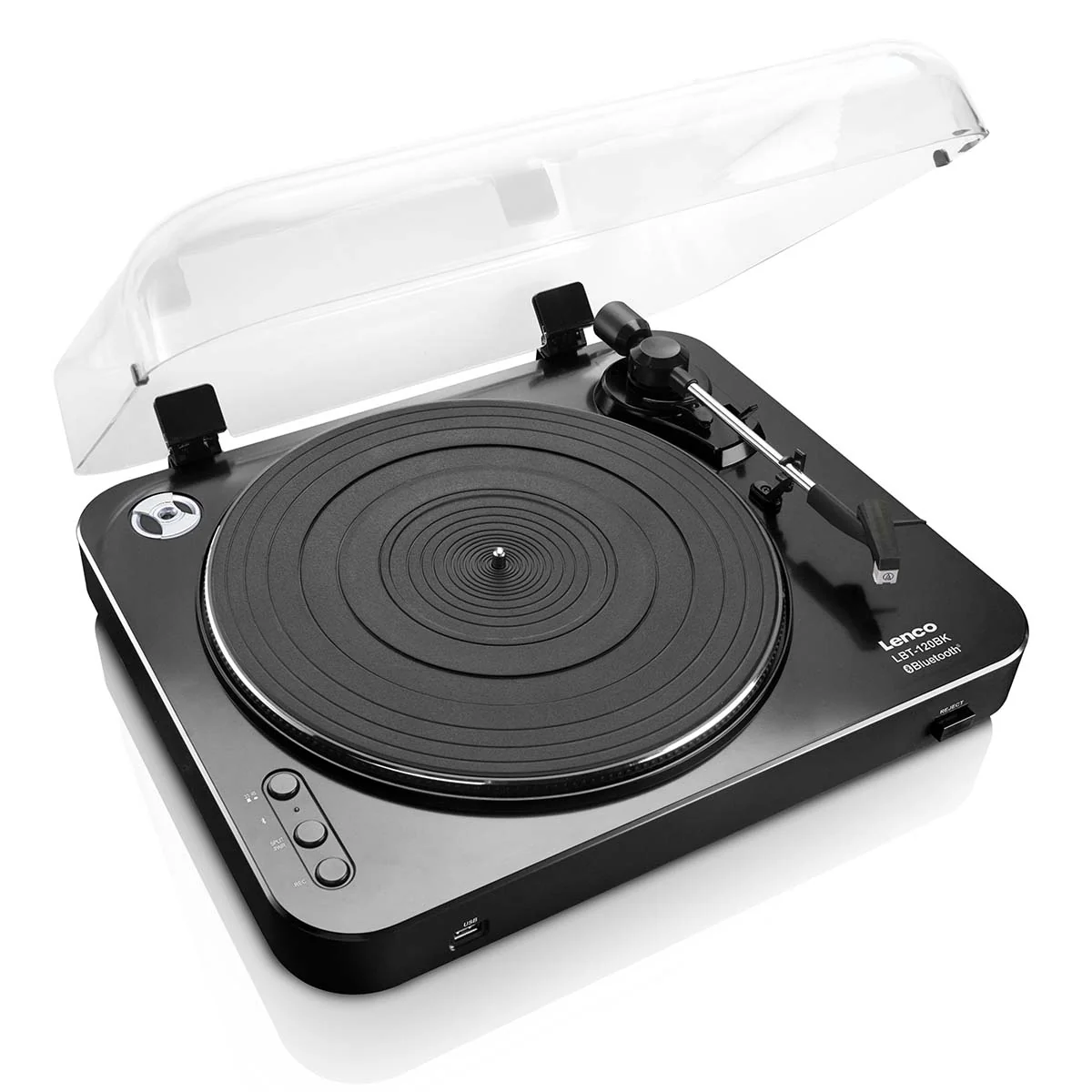 Lenco LBT-120BK - Platine vinyle avec enregistreur USB et Bluetooth® - Noir - Image 4