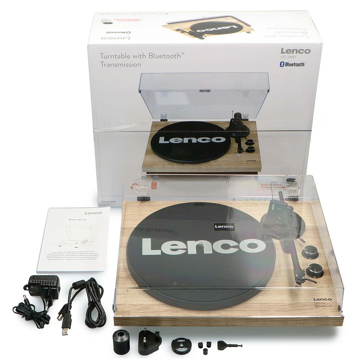 Lenco LBT-188PI - Platine avec transmission Bluetooth®, bois - Image 17