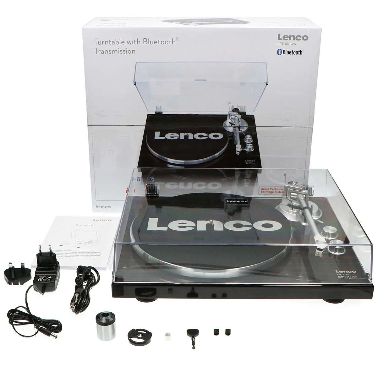 Lenco LBT-188WA - Platine avec transmission Bluetooth®, marron foncé - Image 19