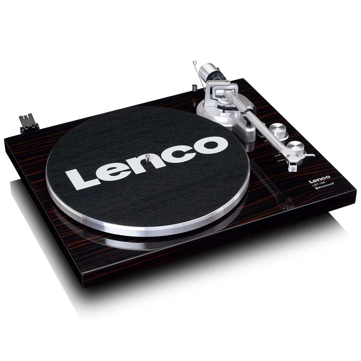 Lenco LBT-188WA - Platine avec transmission Bluetooth®, marron foncé - Image 8