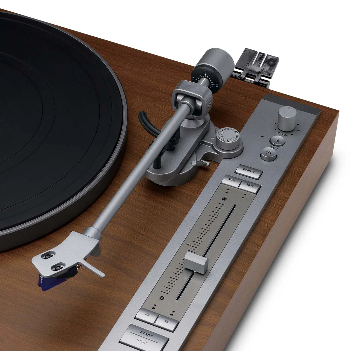 Lenco LBT-515WD - Platine vinyle haut de gamme à entraînement direct avec cellule Ortofon 2M Blue et Bluetooth® - Bois - Image 11